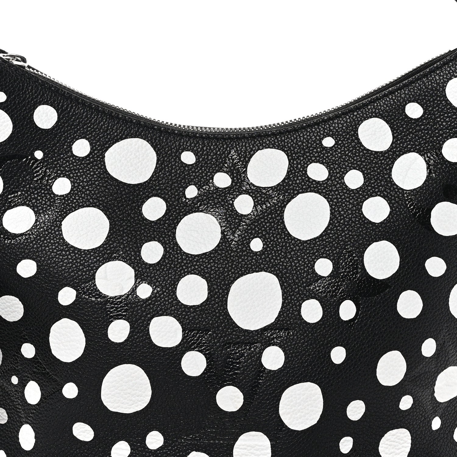 Louis Vuitton LOUIS VUITTON LV X YK Empreinte Marshmallow Hobo PM Black White 7 of 9