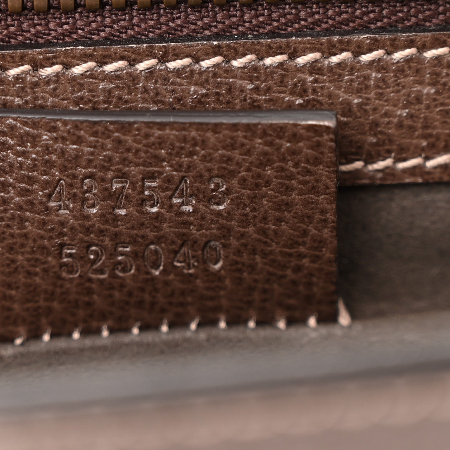 GG Supreme Monogram Web Messenger Bag Brown