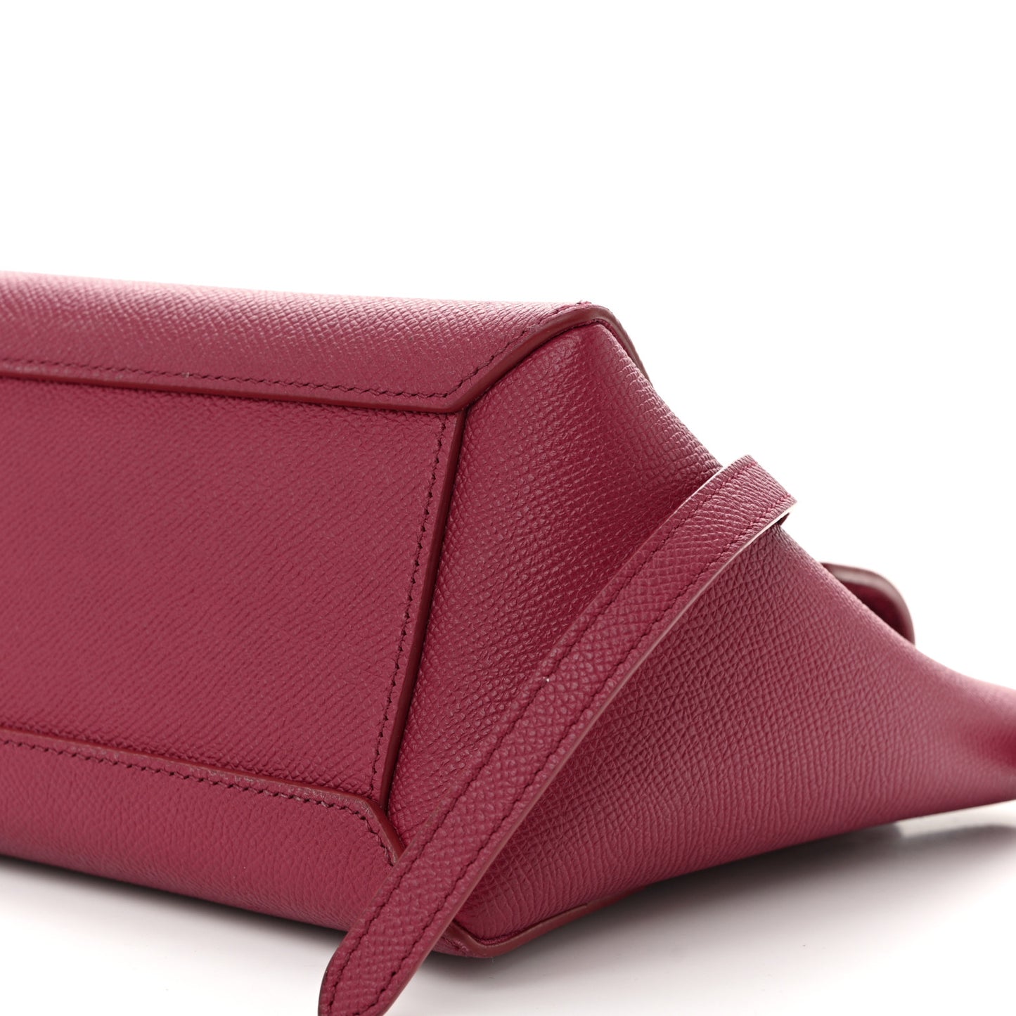 Grained Calfskin Nano Belt Bag Acai