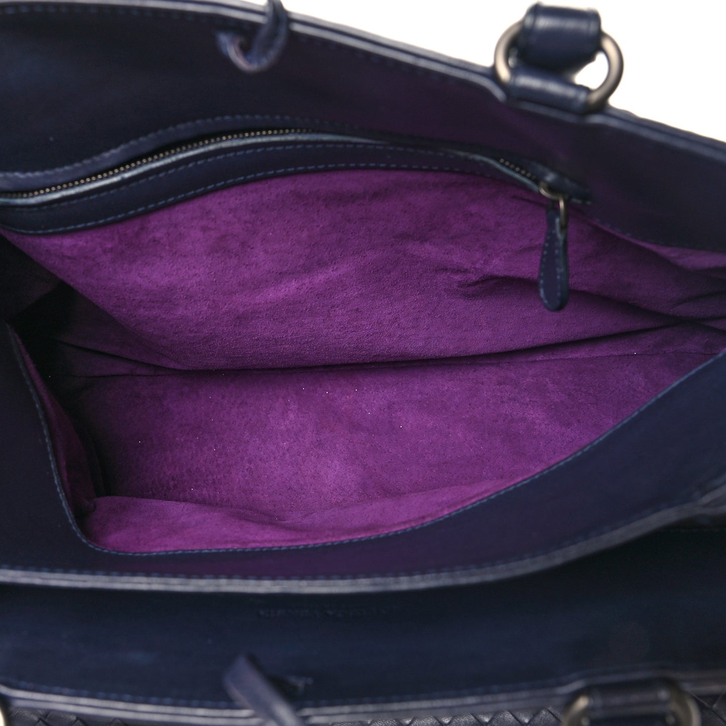 Nappa Intrecciato Milano Tote Grape