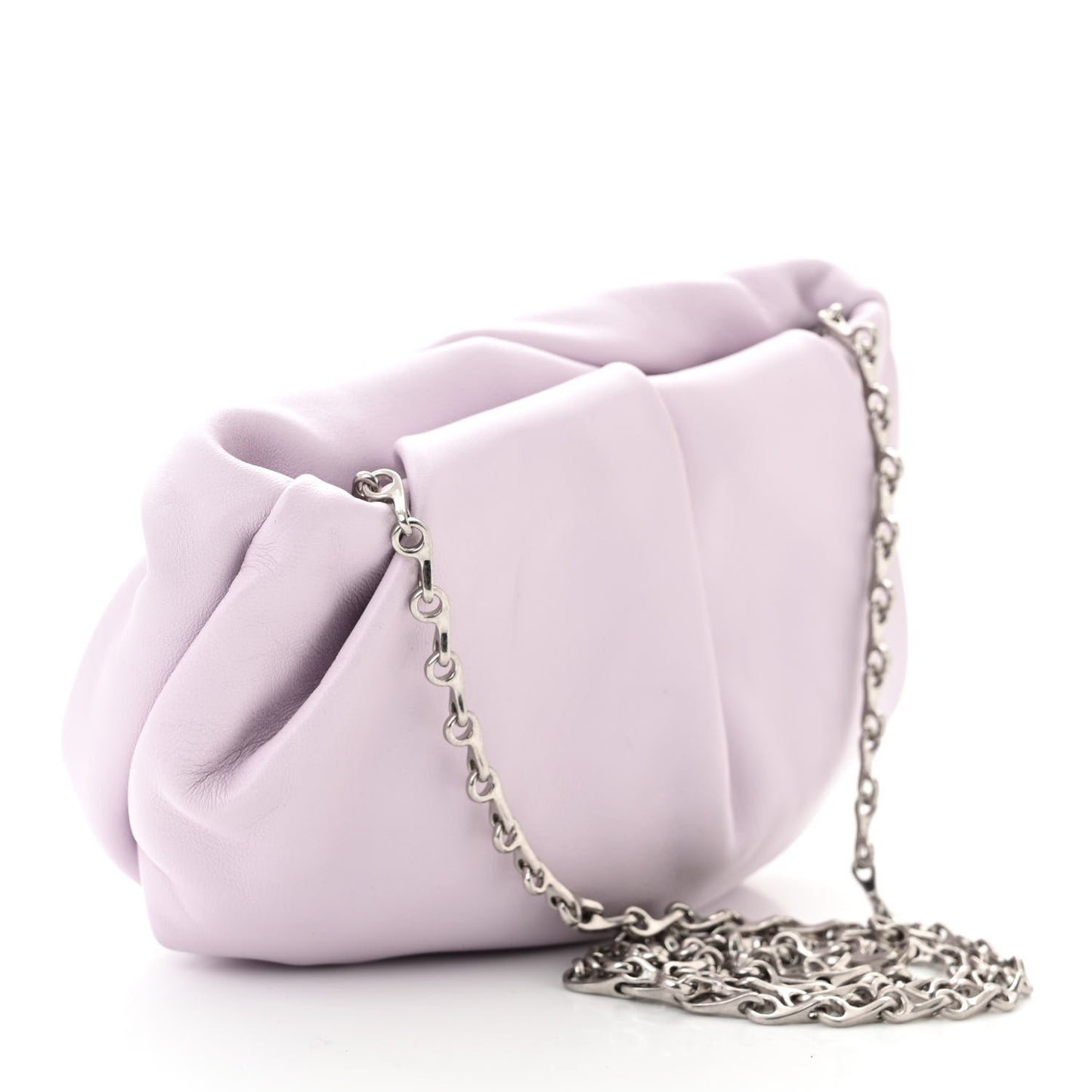 Lambskin Rose Clutch Haze