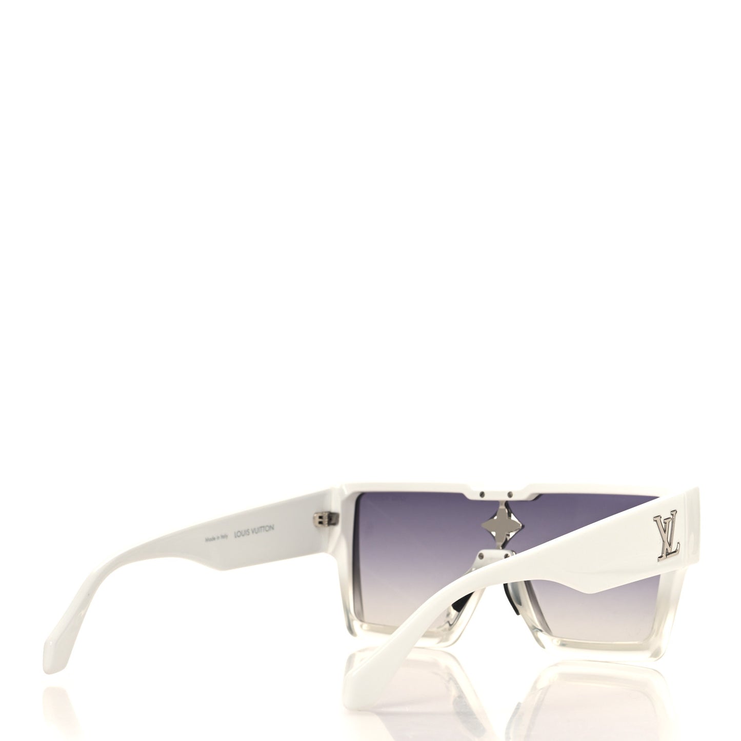Acetate Swarovski Crystal Cyclone Sunglasses Z1737W White