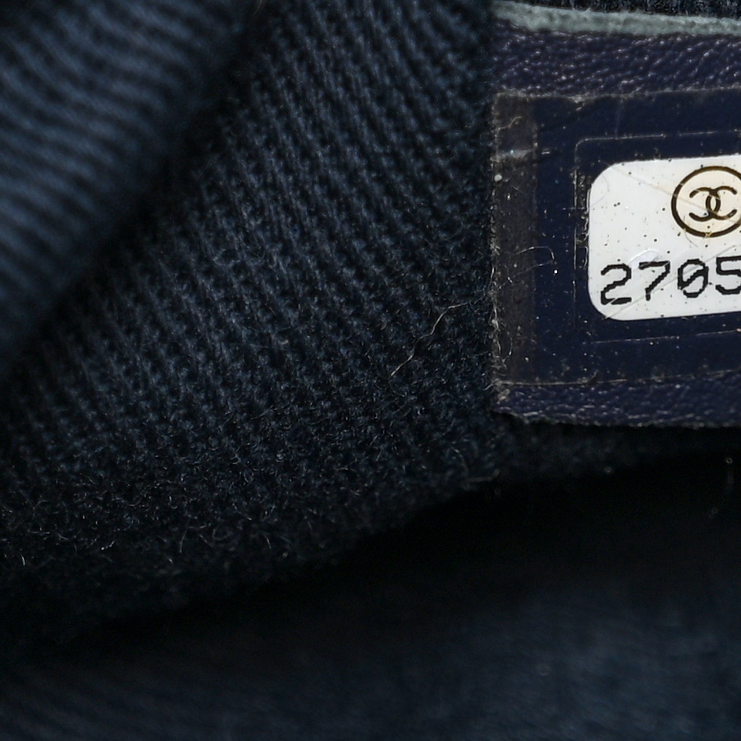 Denim Large Deauville Tote Navy Dark Blue