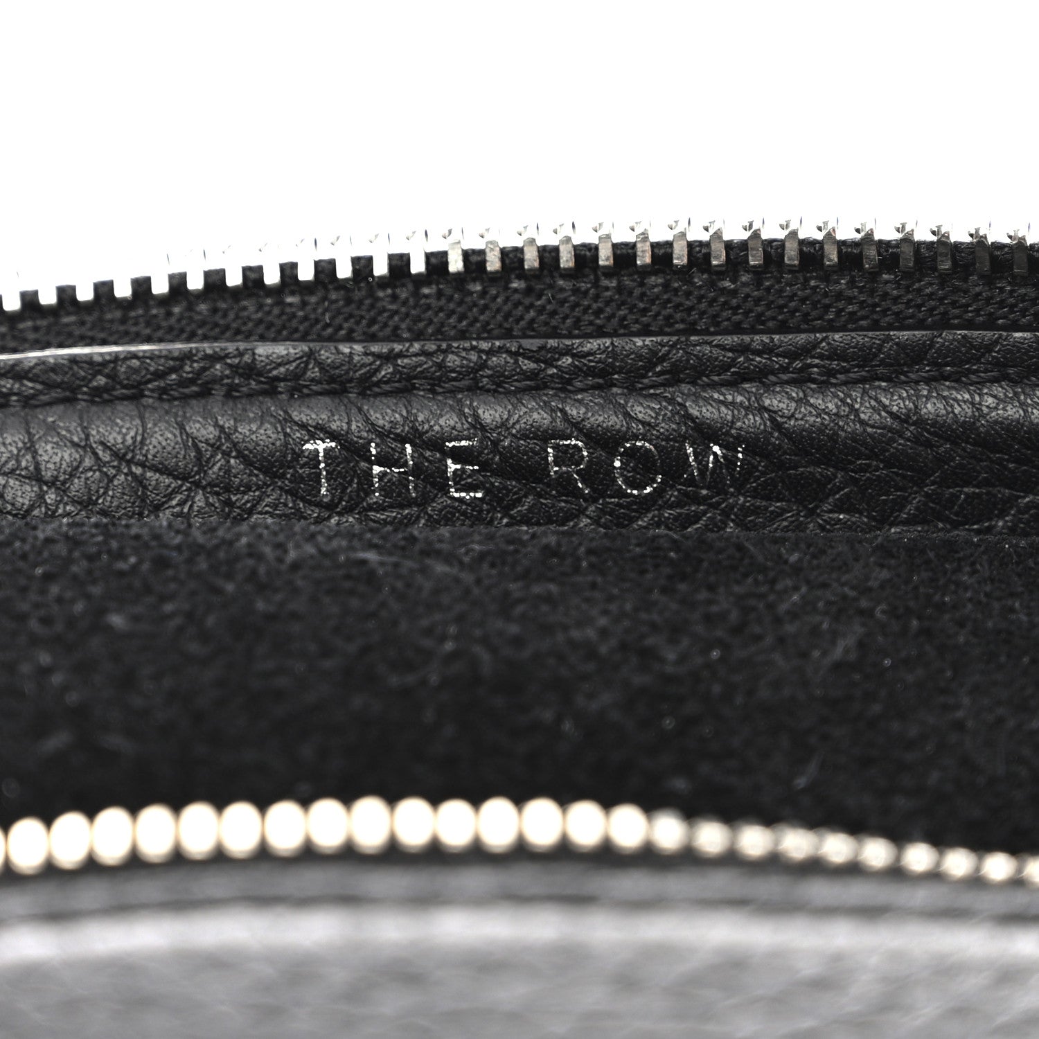 The Row Grained Calfskin Large Slouchy Banana Bag Black 6 of 14