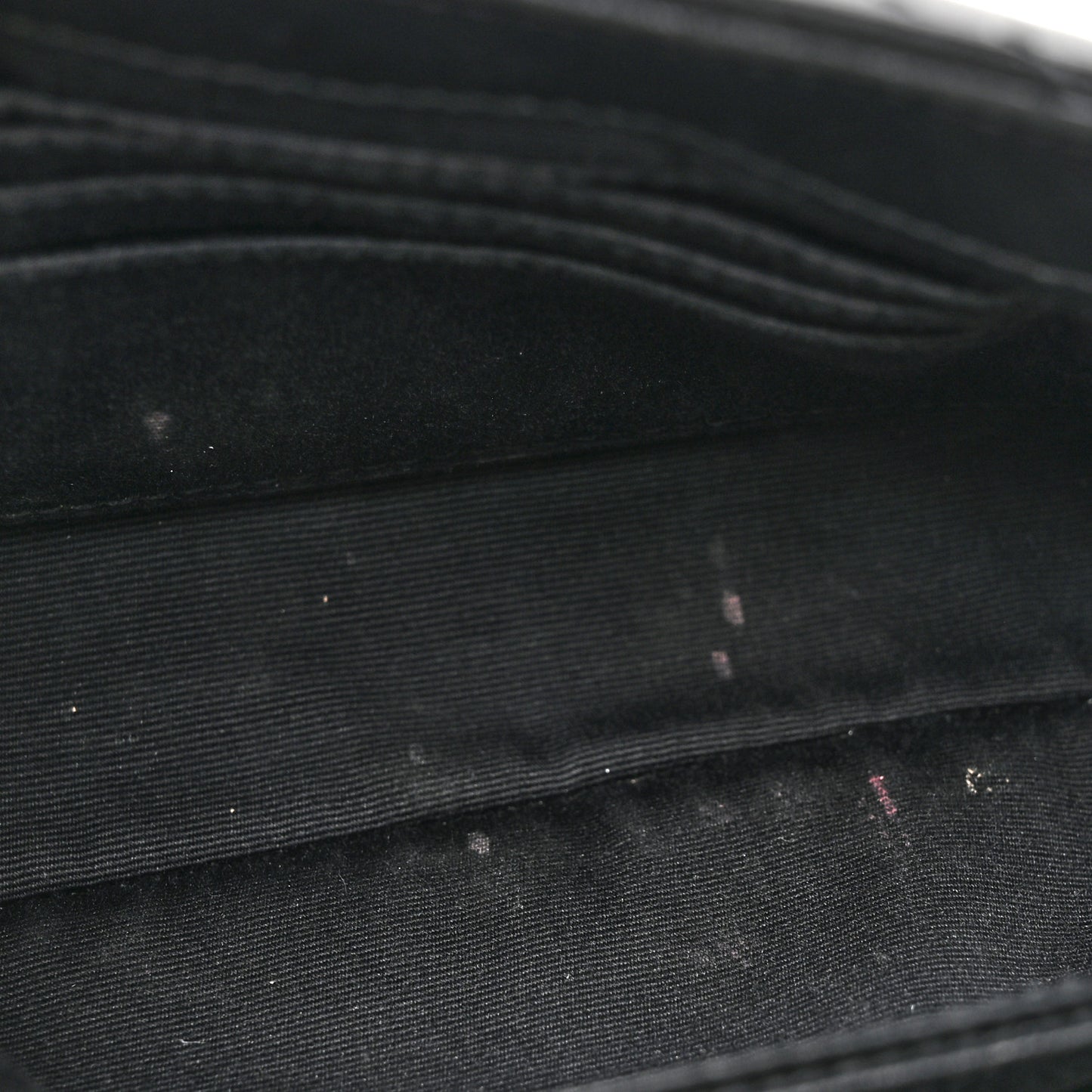 Calfskin Y Quilted Monogram Toy Loulou Crossbody Bag Black