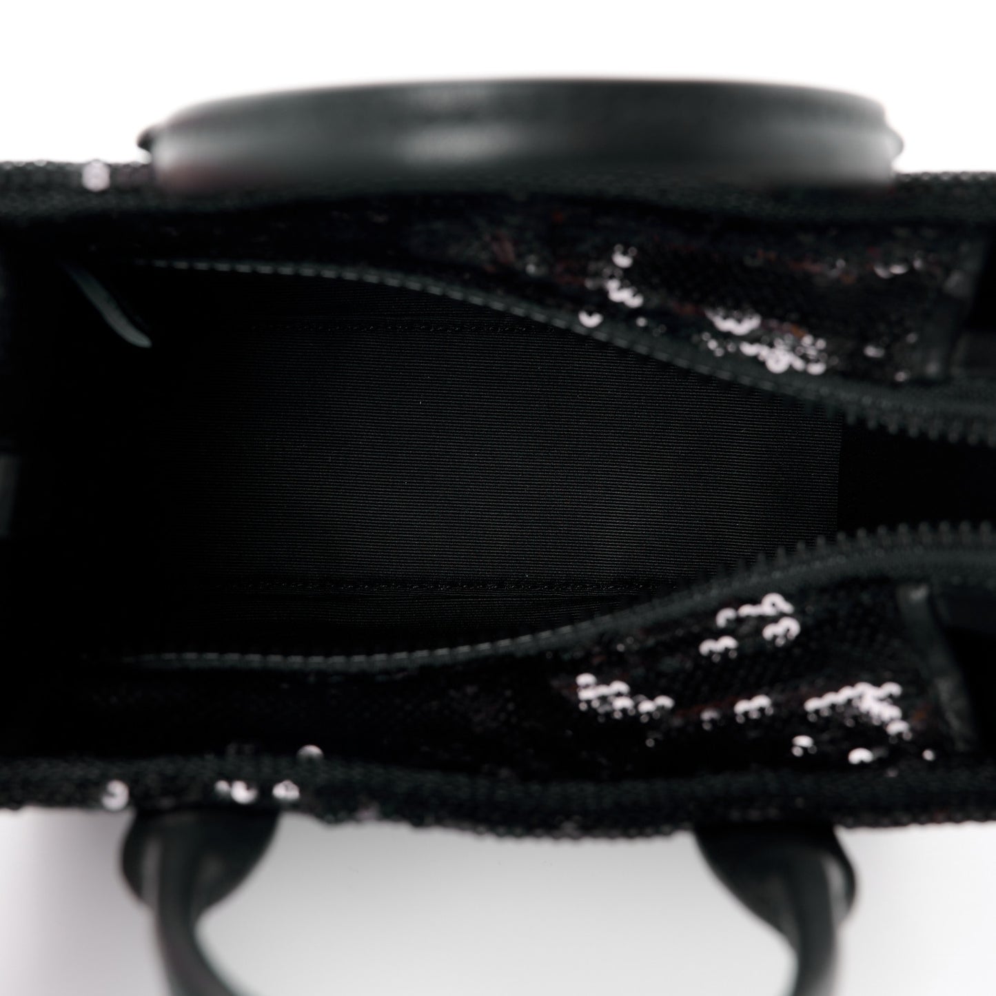 Sequin Small The Tote Bag Black