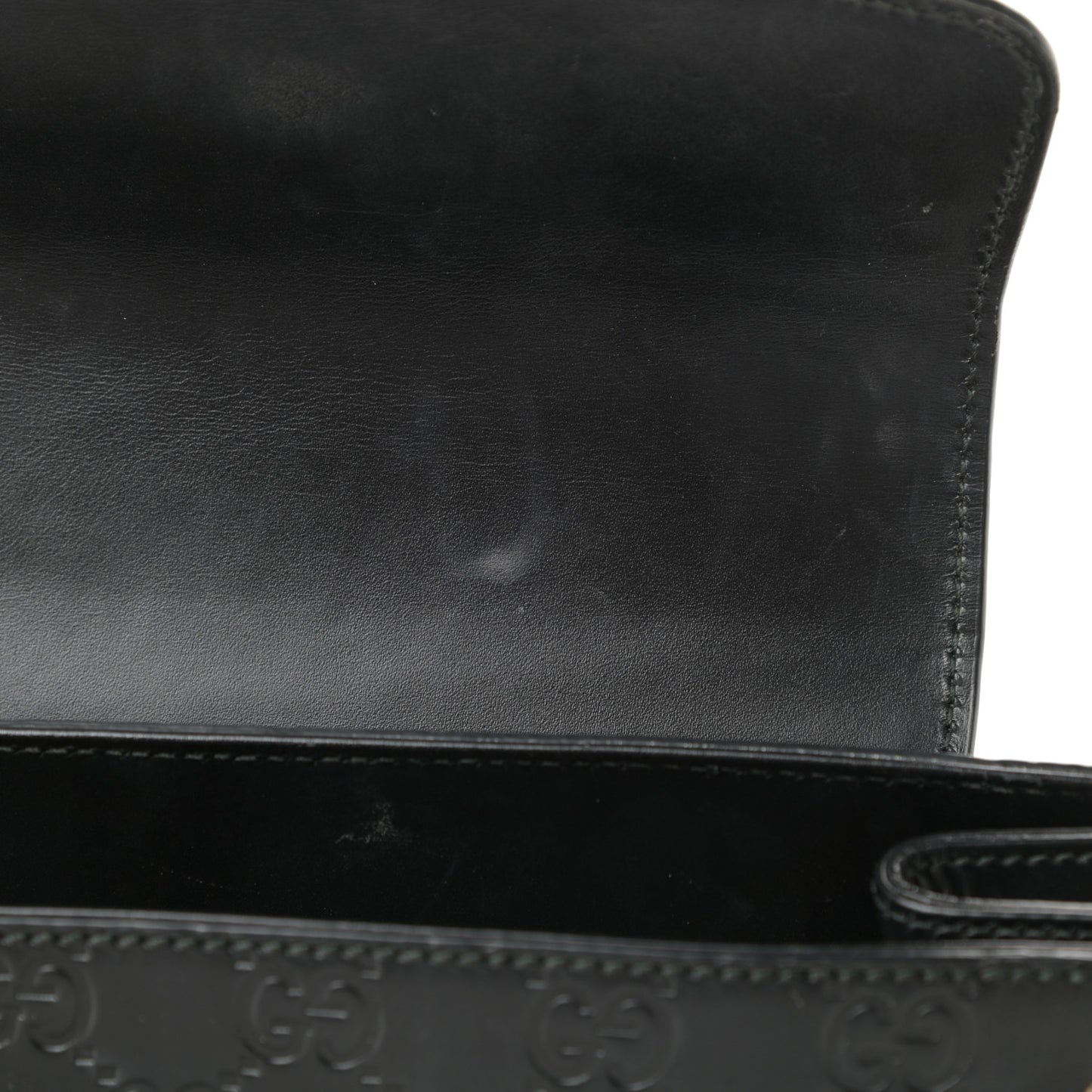 Guccissima Large Emily Chain Shoulder Bag Black