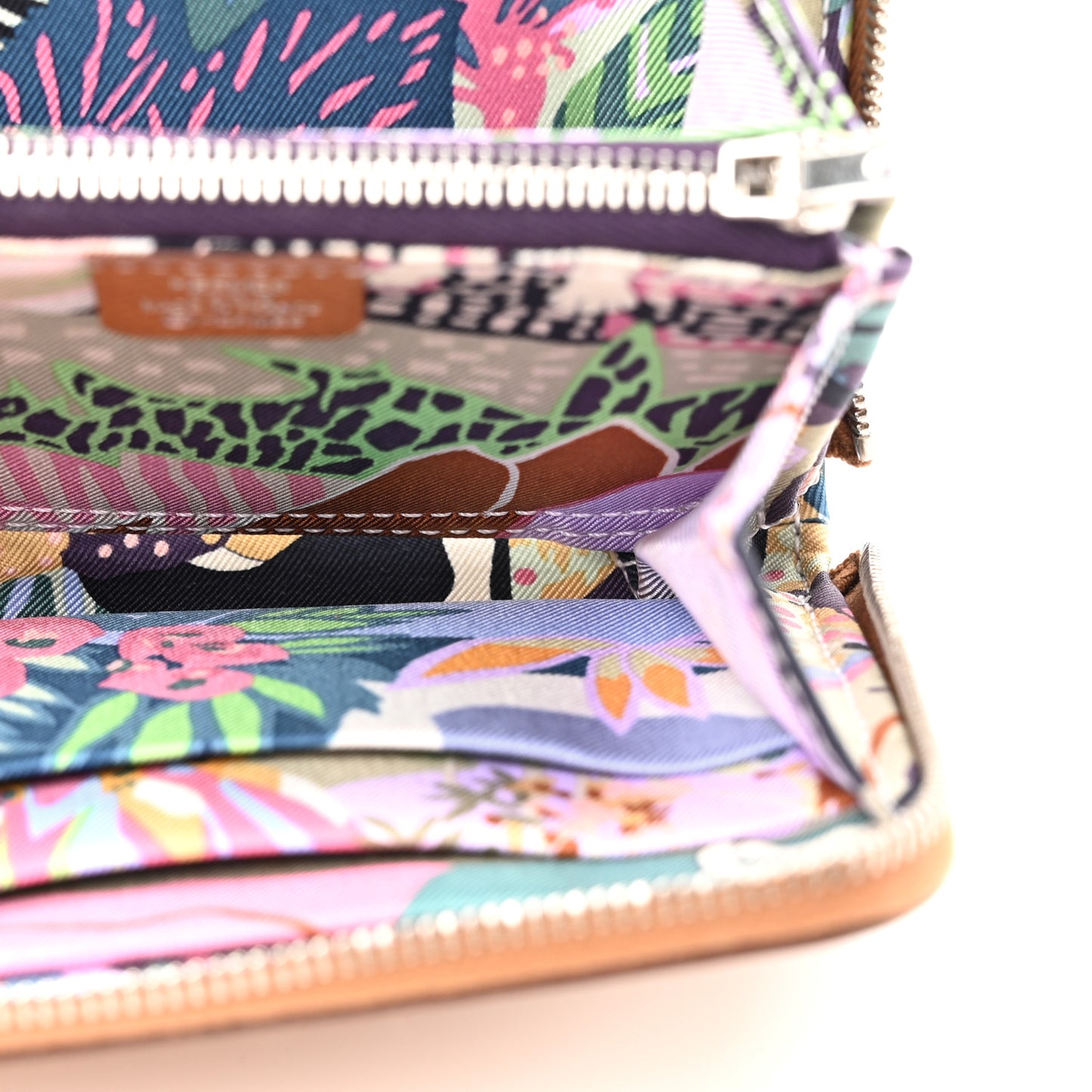Epsom Silk'in Compact Wallet Gold Cassis Vert Fizz