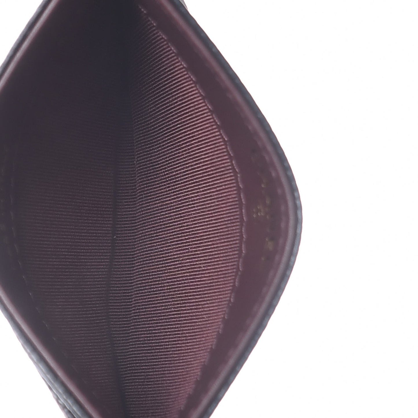 Caviar Quilted Card Holder Black