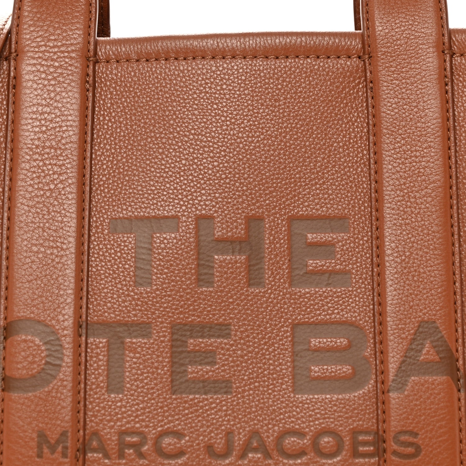 Marc Jacobs Grained Calfskin Medium The Tote Bag Argan Oil 8 of 19