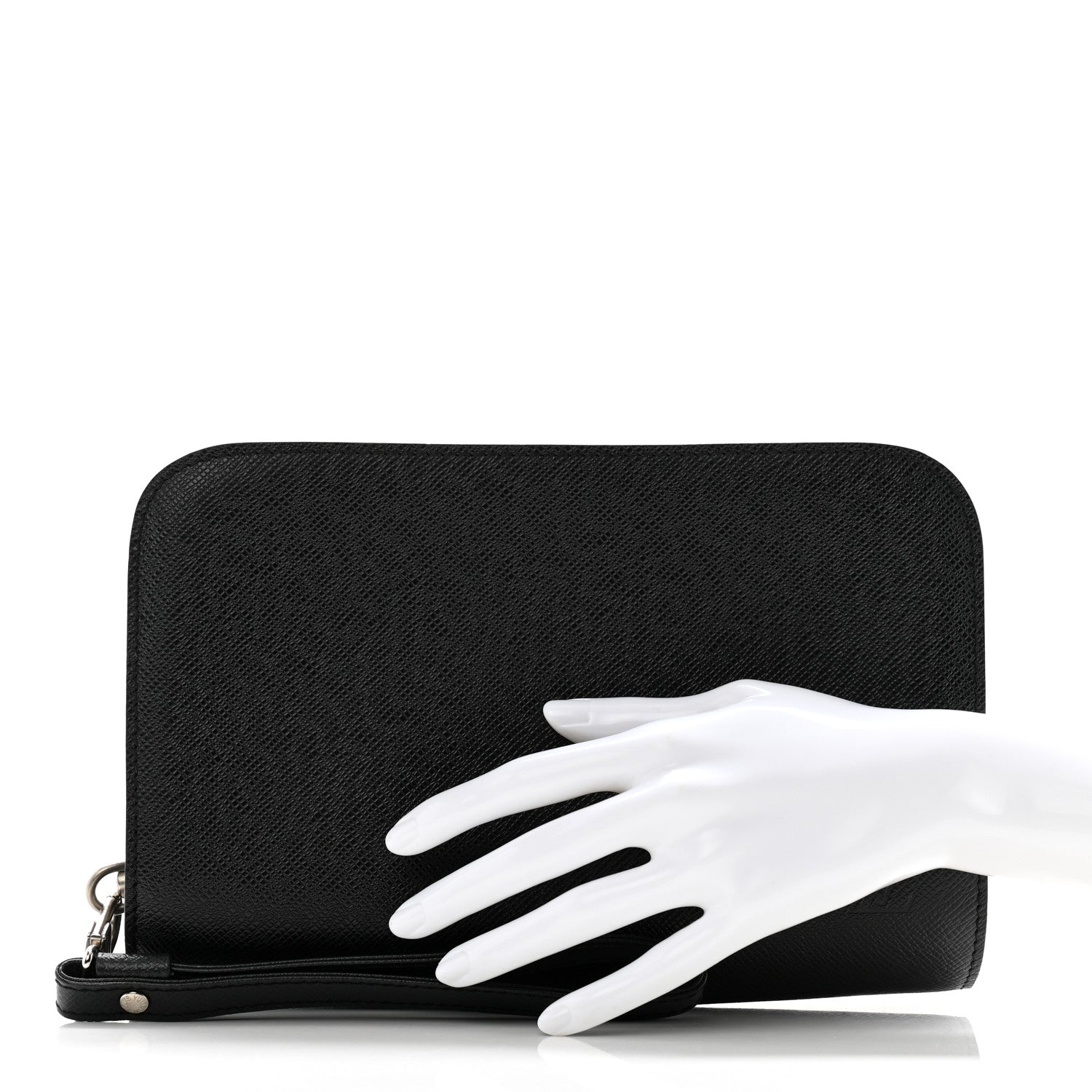 Louis Vuitton Taiga Baikal Pochette Black 2 of 8