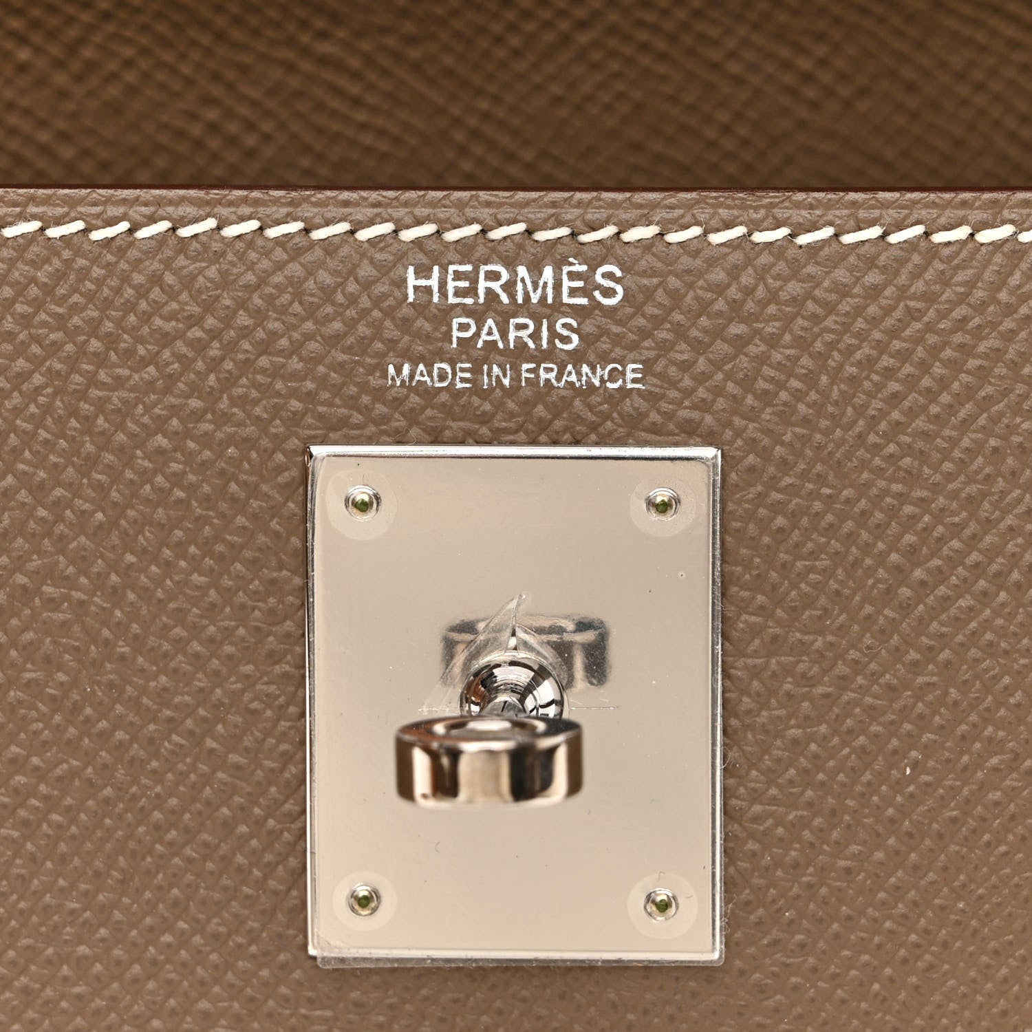 Hermes Epsom Kelly Sellier 32 Etoupe 6 of 10