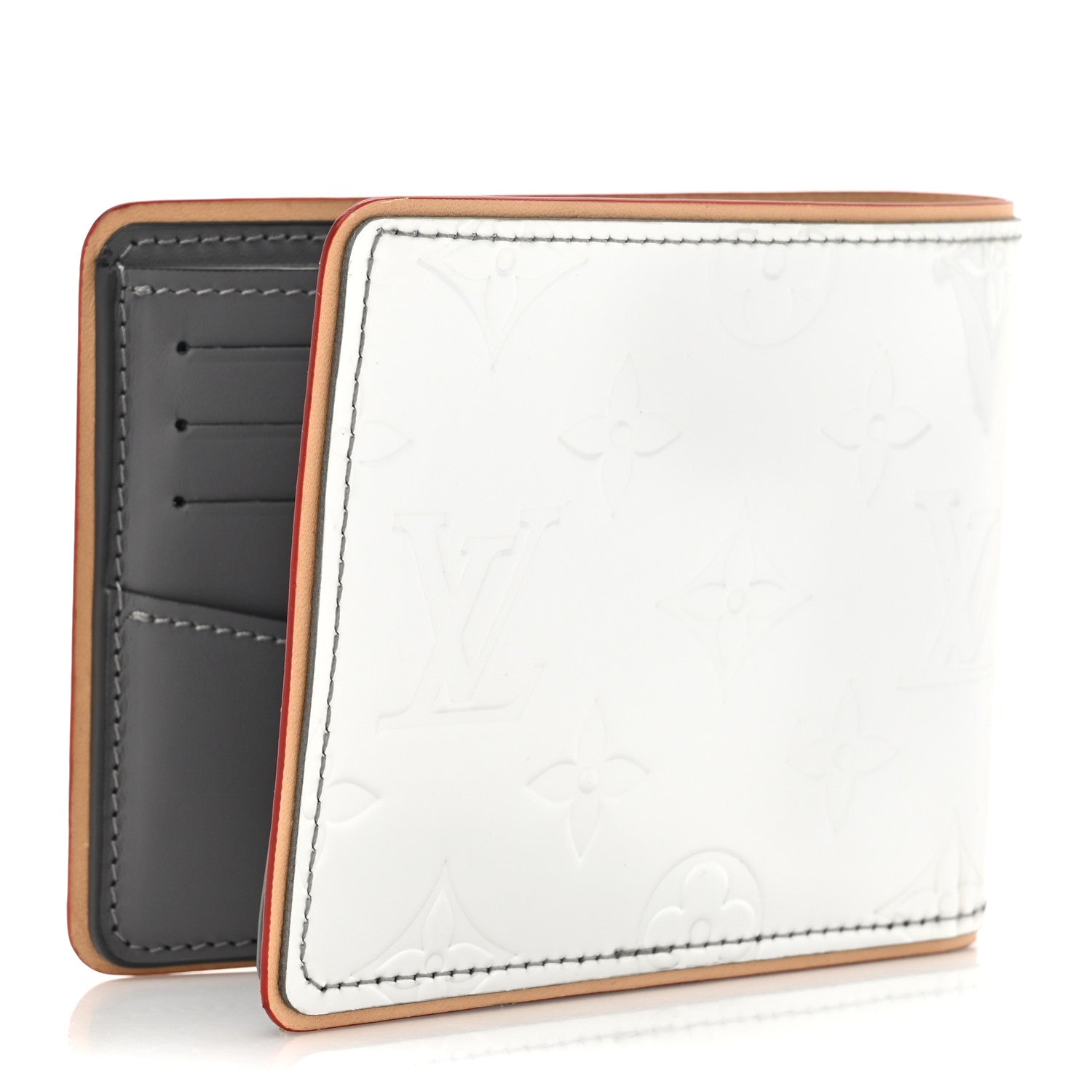 Louis Vuitton Monogram Mirror Slender Wallet Silver 3 of 8