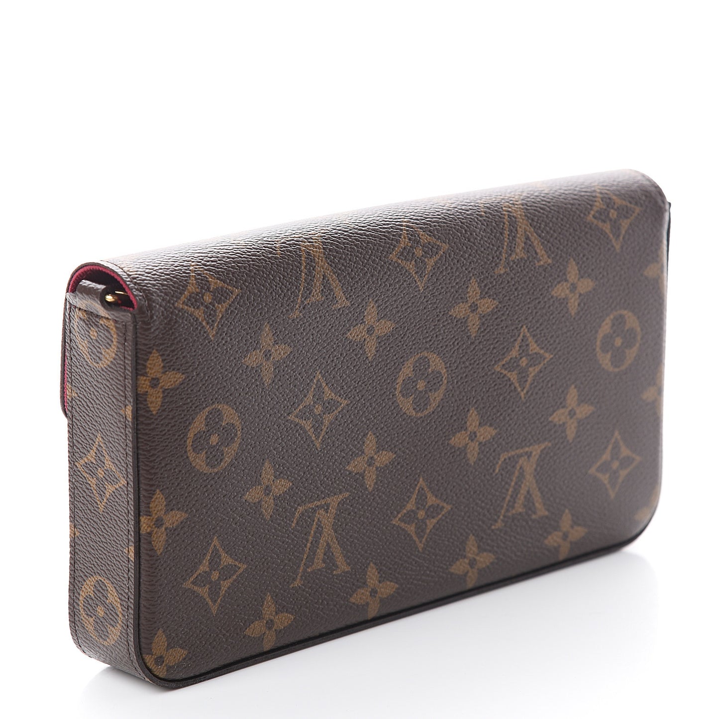 Monogram Pochette Felicie Chain Wallet Fuchsia