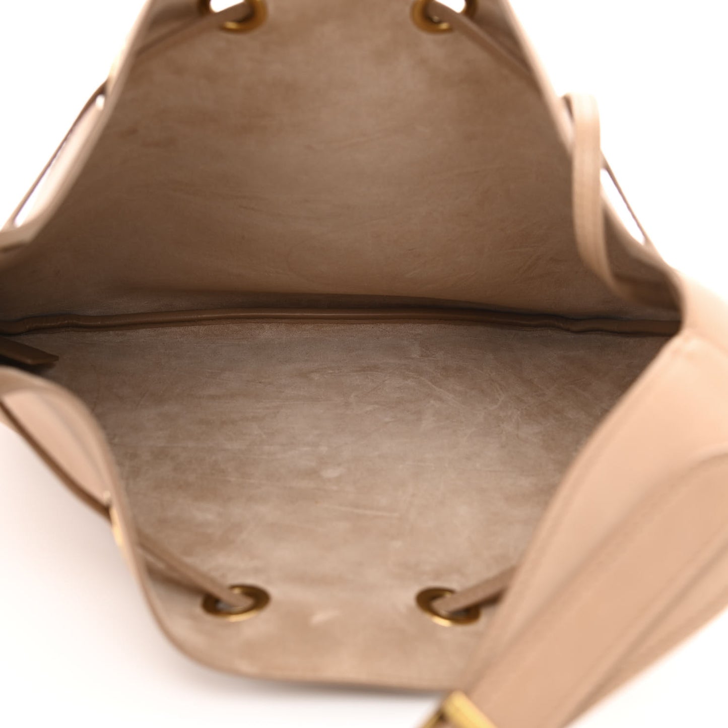 Calfskin Medium Paris VII Flat Hobo Biscuit Beige