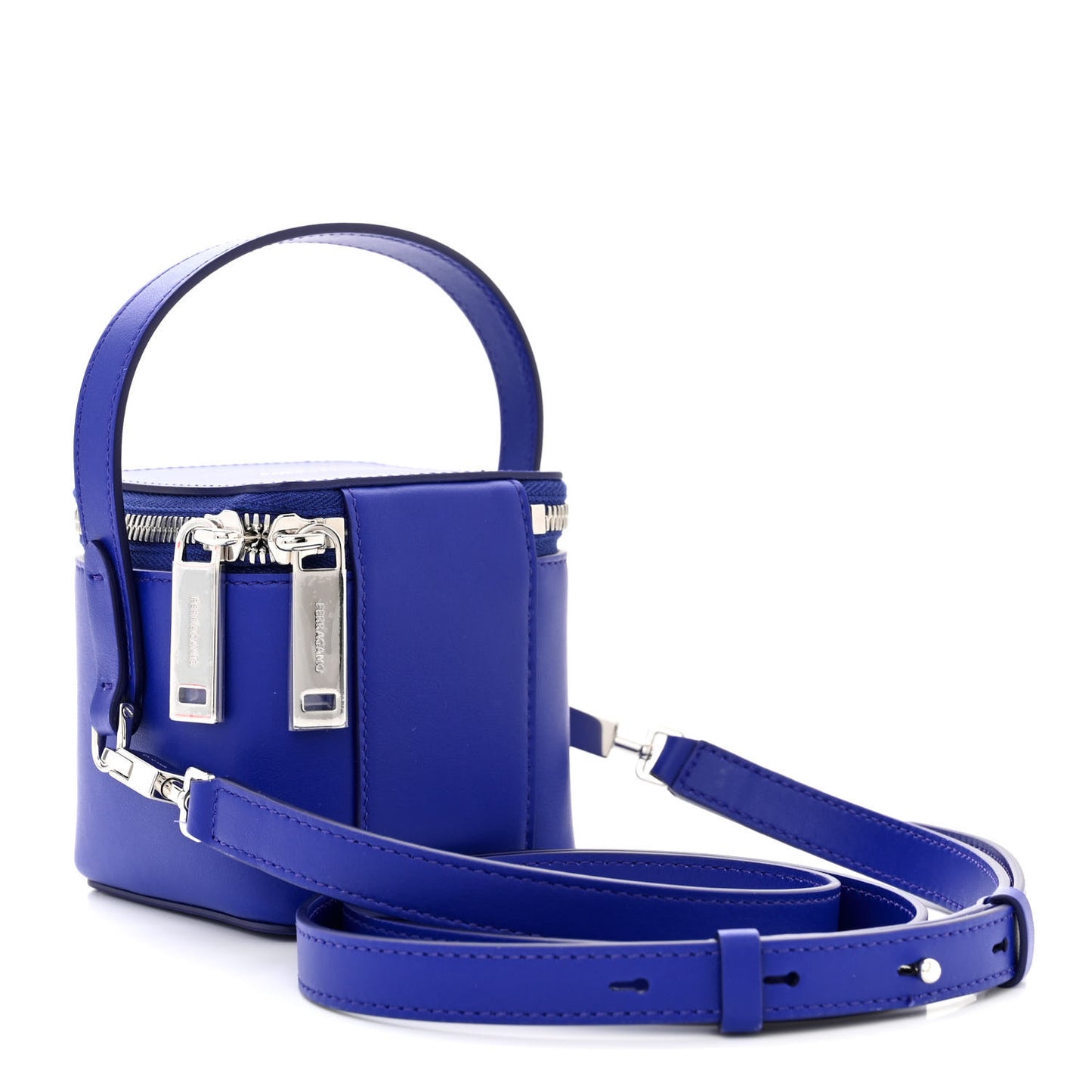 Calfskin Micro Vanity Bag Lapis Lazuli