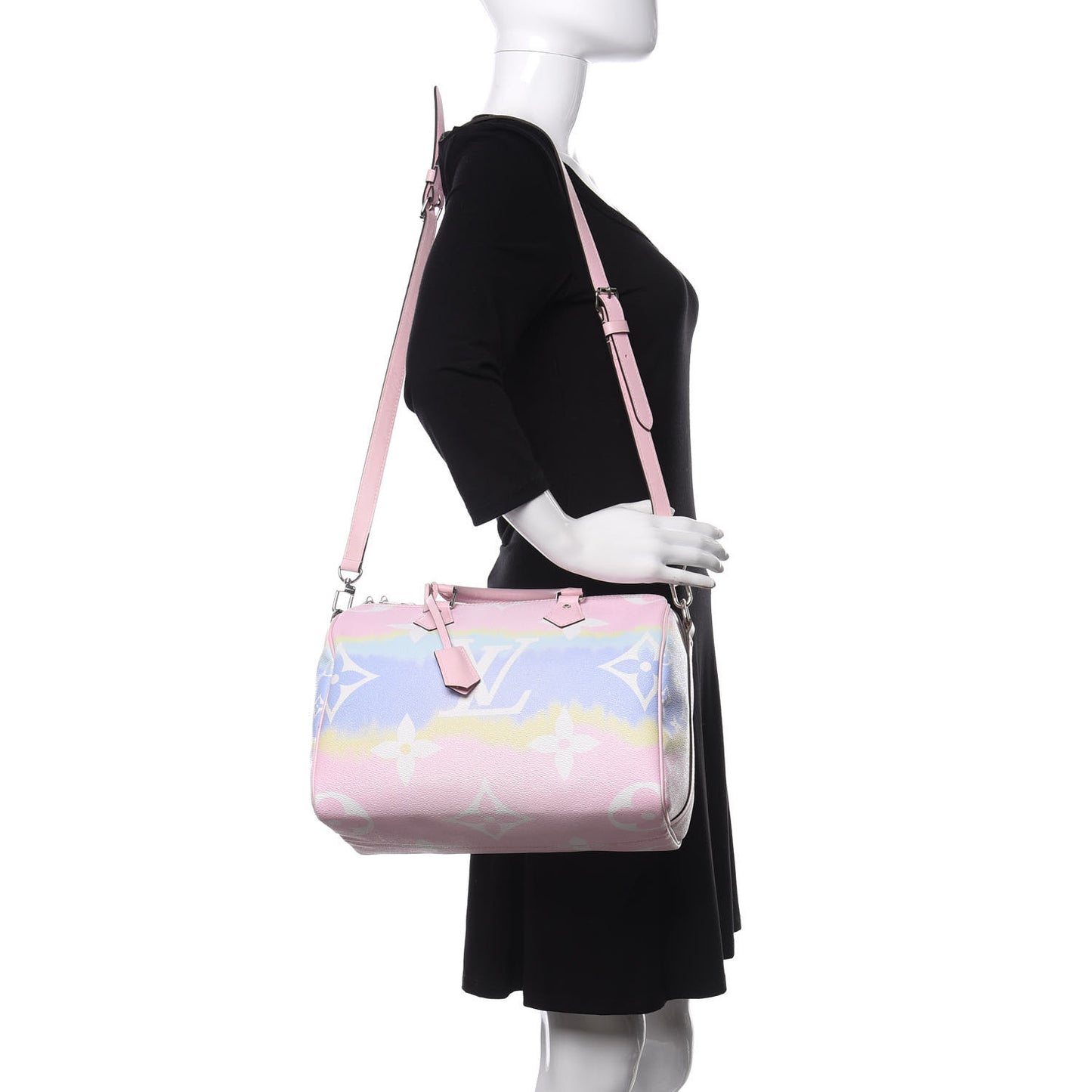 Monogram Escale Speedy Bandouliere 30 Pastel