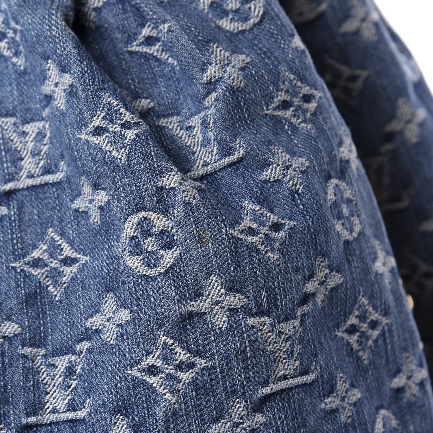 Louis Vuitton Denim Mahina XL Blue 10 of 11