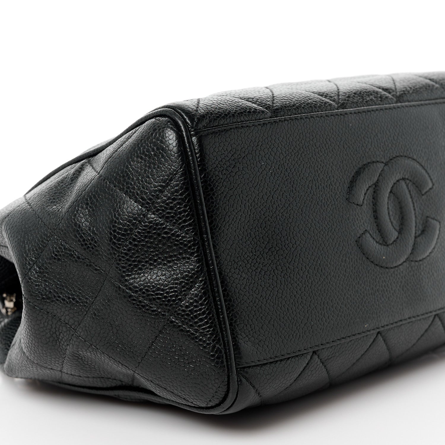 Chanel Caviar Quilted Shoulder Bag Black 11 of 14