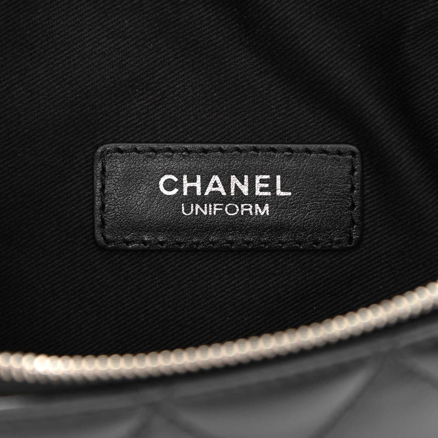 Chanel Calfskin Quilted Waist Belt Bag Black 6 of 10