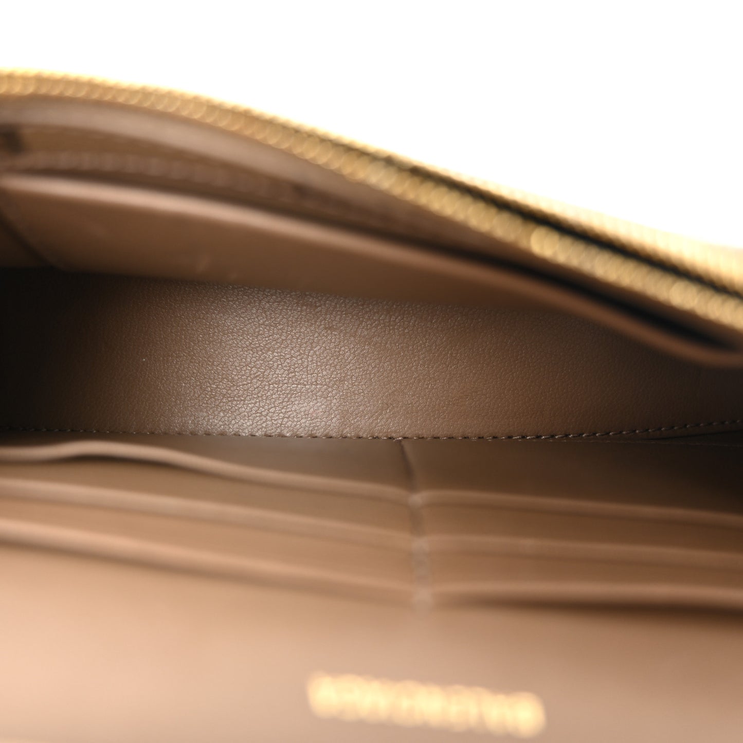 Coated Canvas BB Monogram Hourglass Chain Bag Beige Brown
