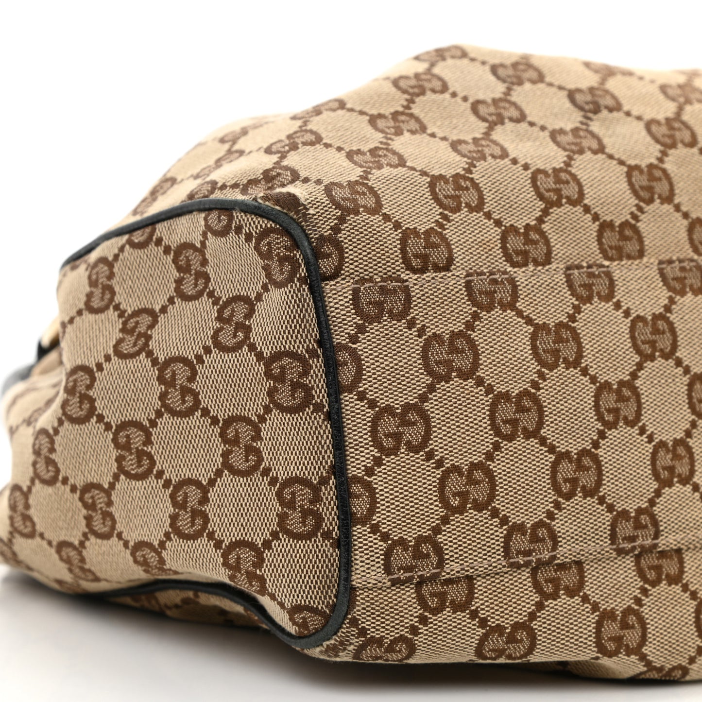 Monogram Medium Sukey Tote Beige Ebony Black