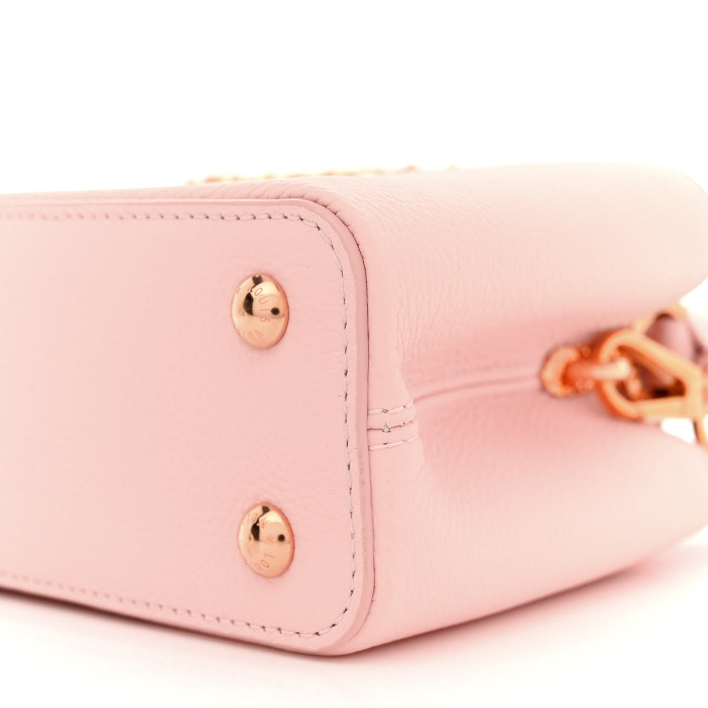Taurillon Capucines East West Mini Rose Jasmin