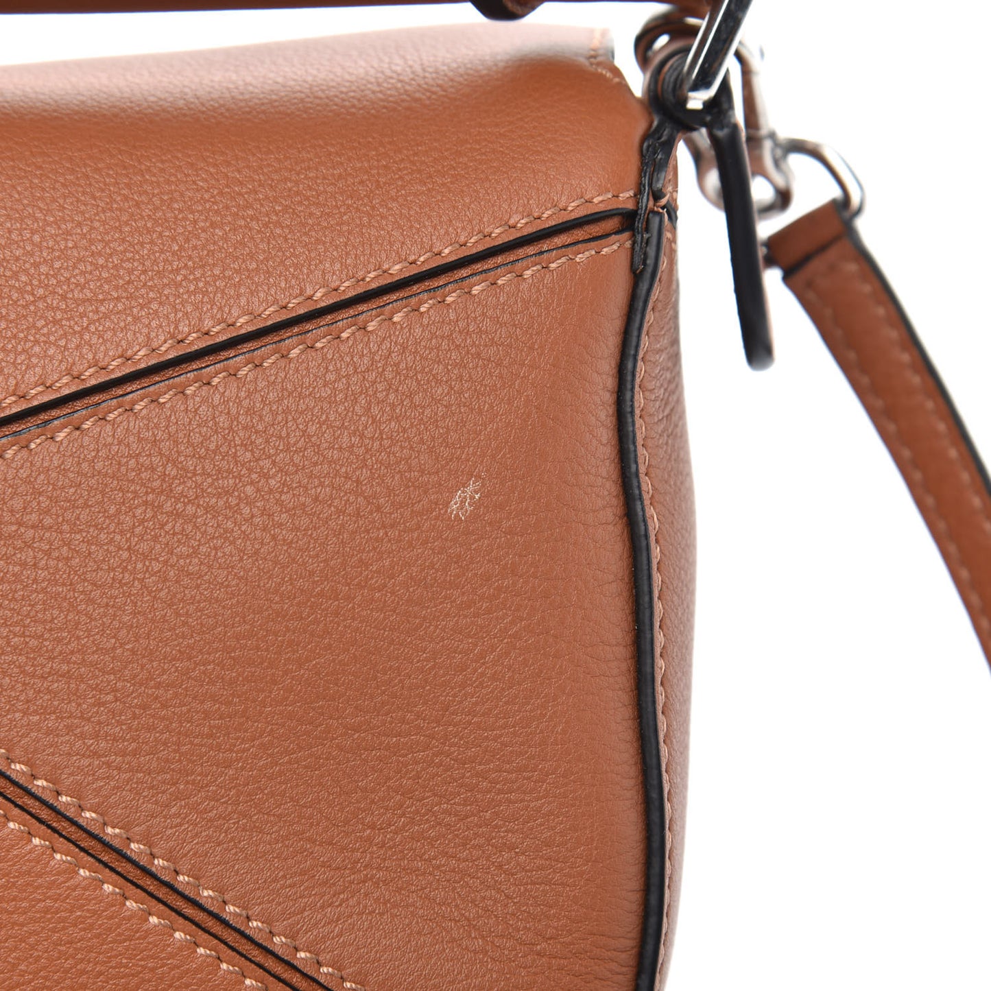 Calfskin Mini Puzzle Bag Tan