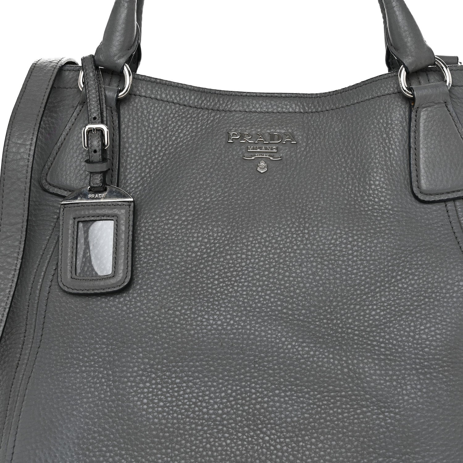 Prada Vitello Daino Tote Marmo 12 of 13