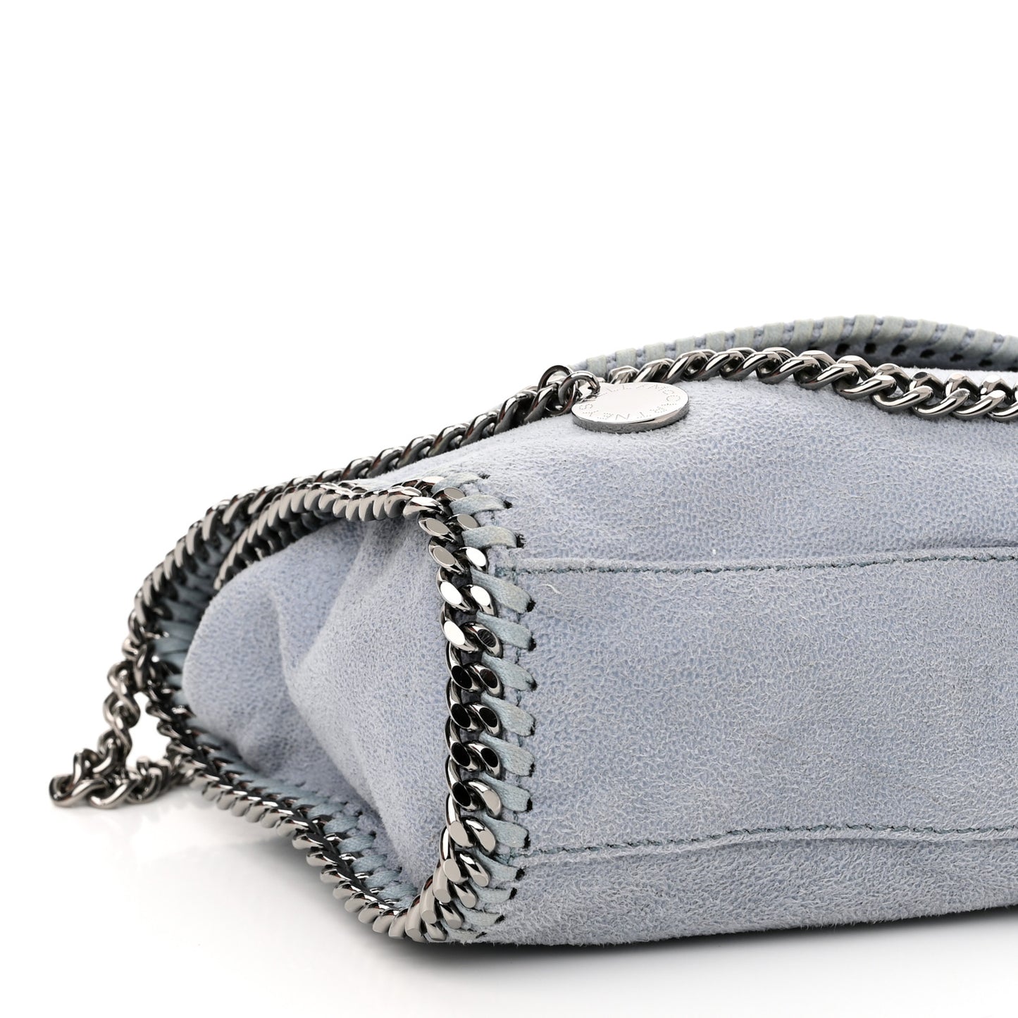 Shaggy Deer Mini Falabella Crossbody Bag Duck Blue