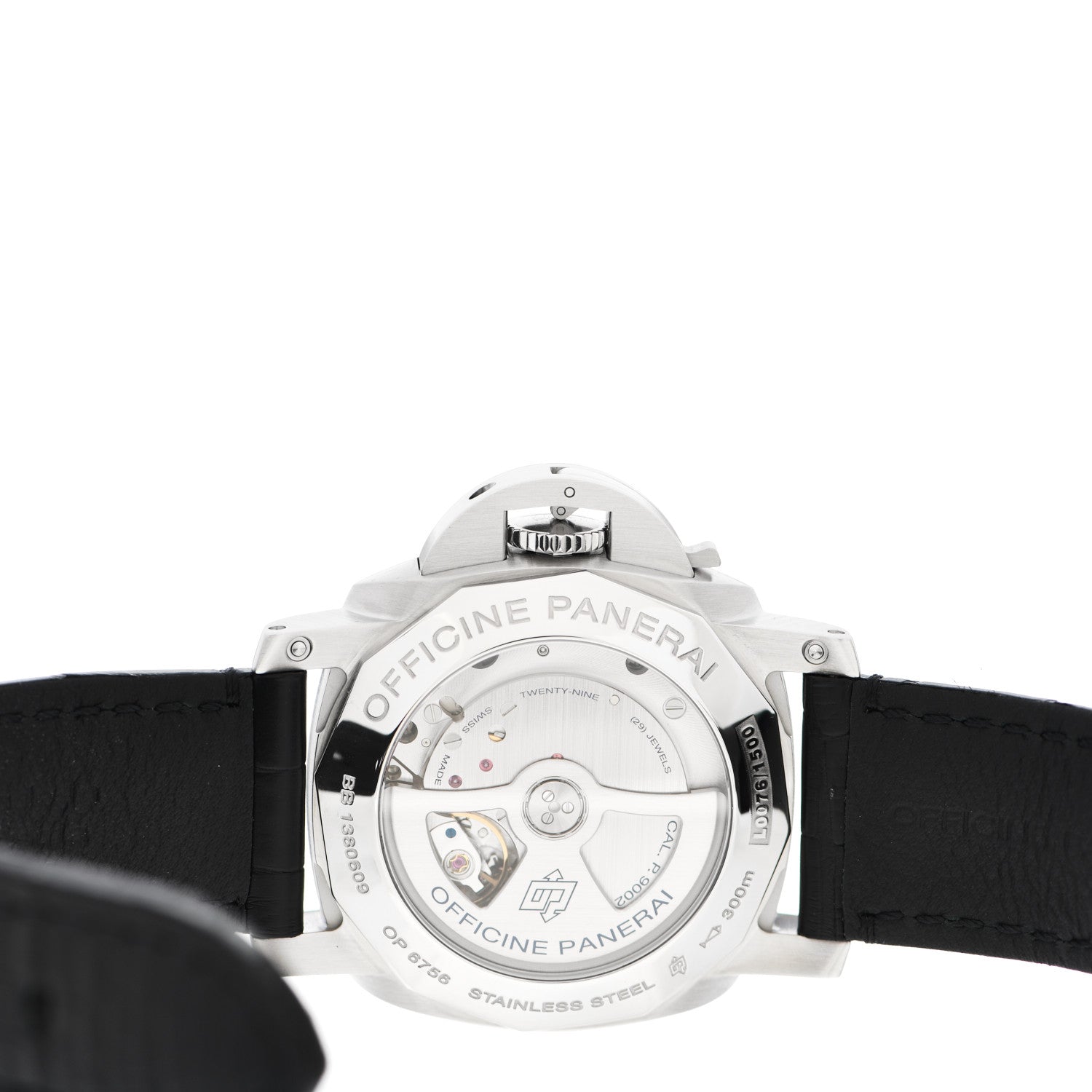 Panerai Stainless Steel Alligator 44mm 1950 3 Days GMT Power Reserve Automatic Watch Black PAM00321 4 of 6