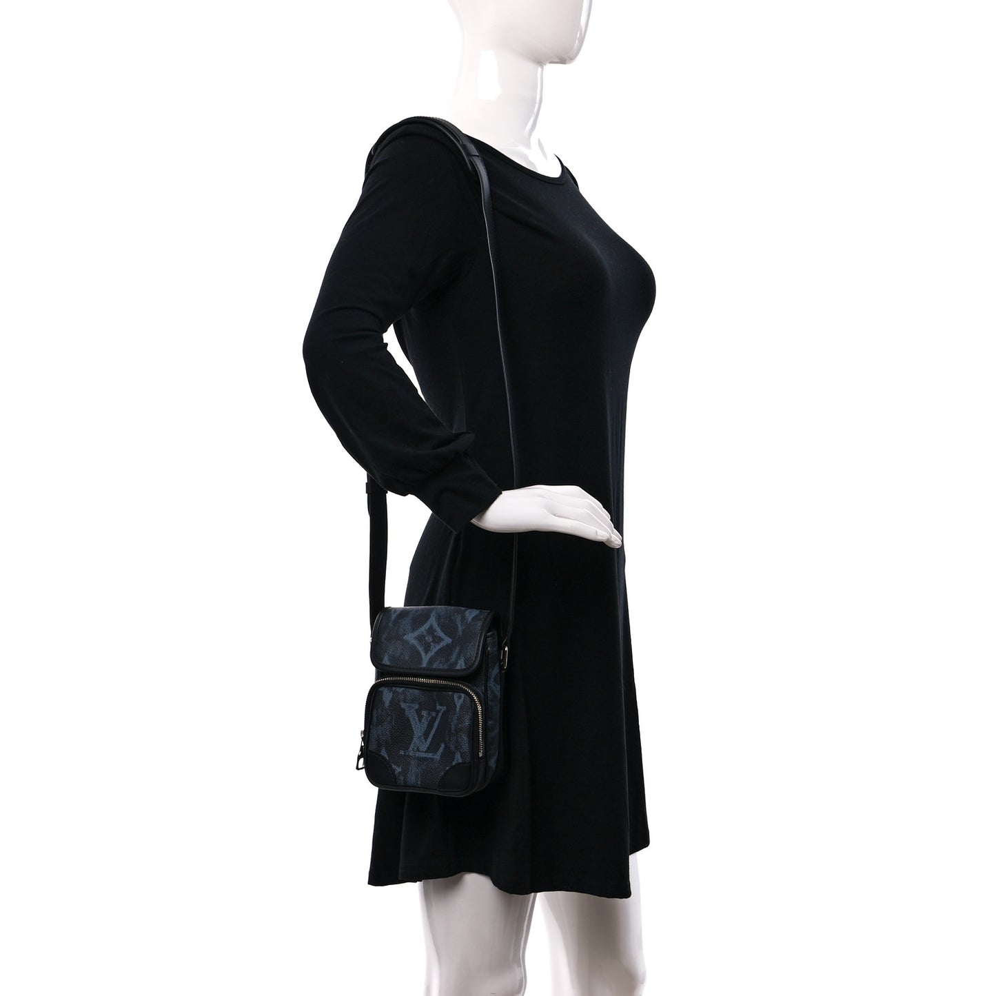 Monogram Pastel Nano Amazone Messenger Black