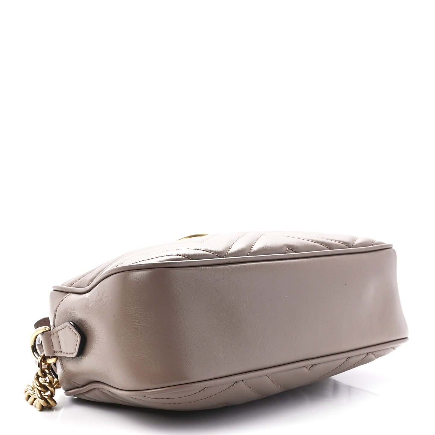 Calfskin Matelasse Small GG Marmont Chain Shoulder Bag Porcelain Rose