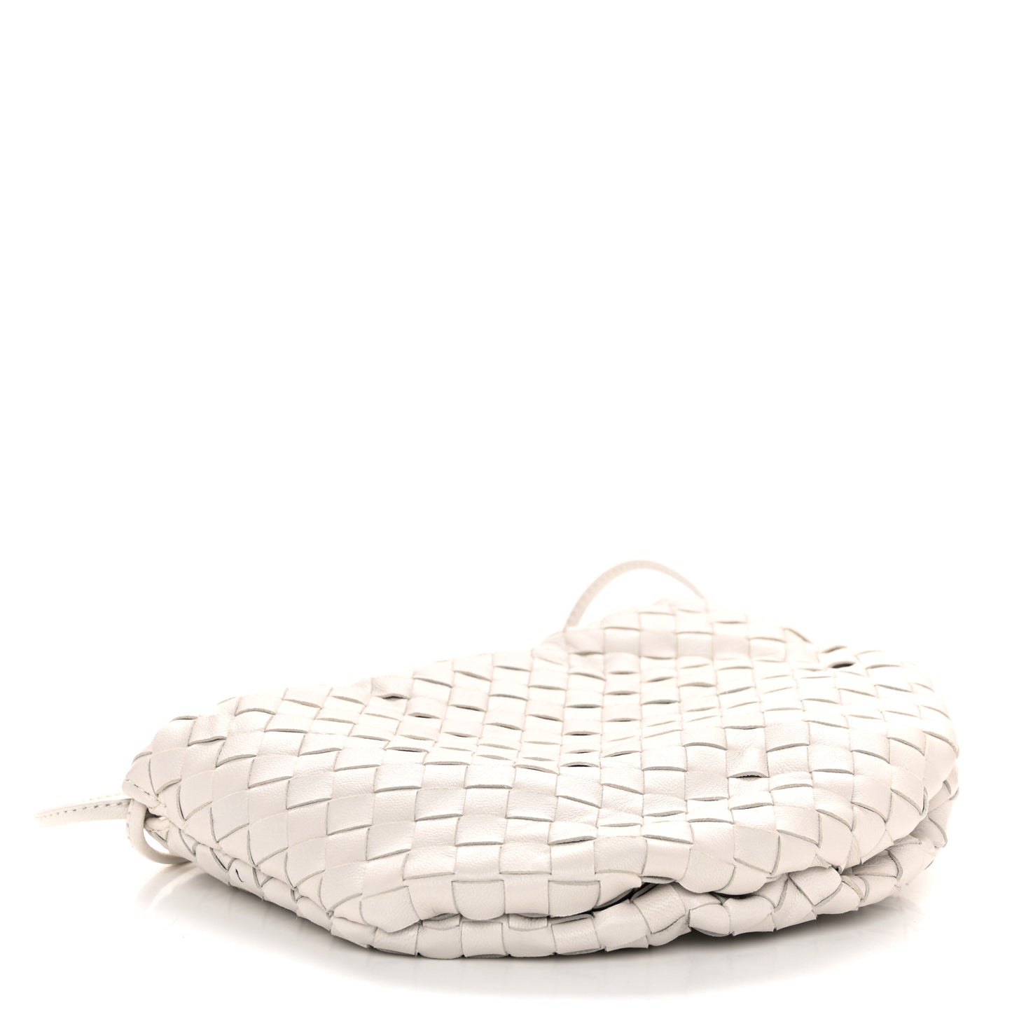 Nappa Intrecciato Mini Bulb White