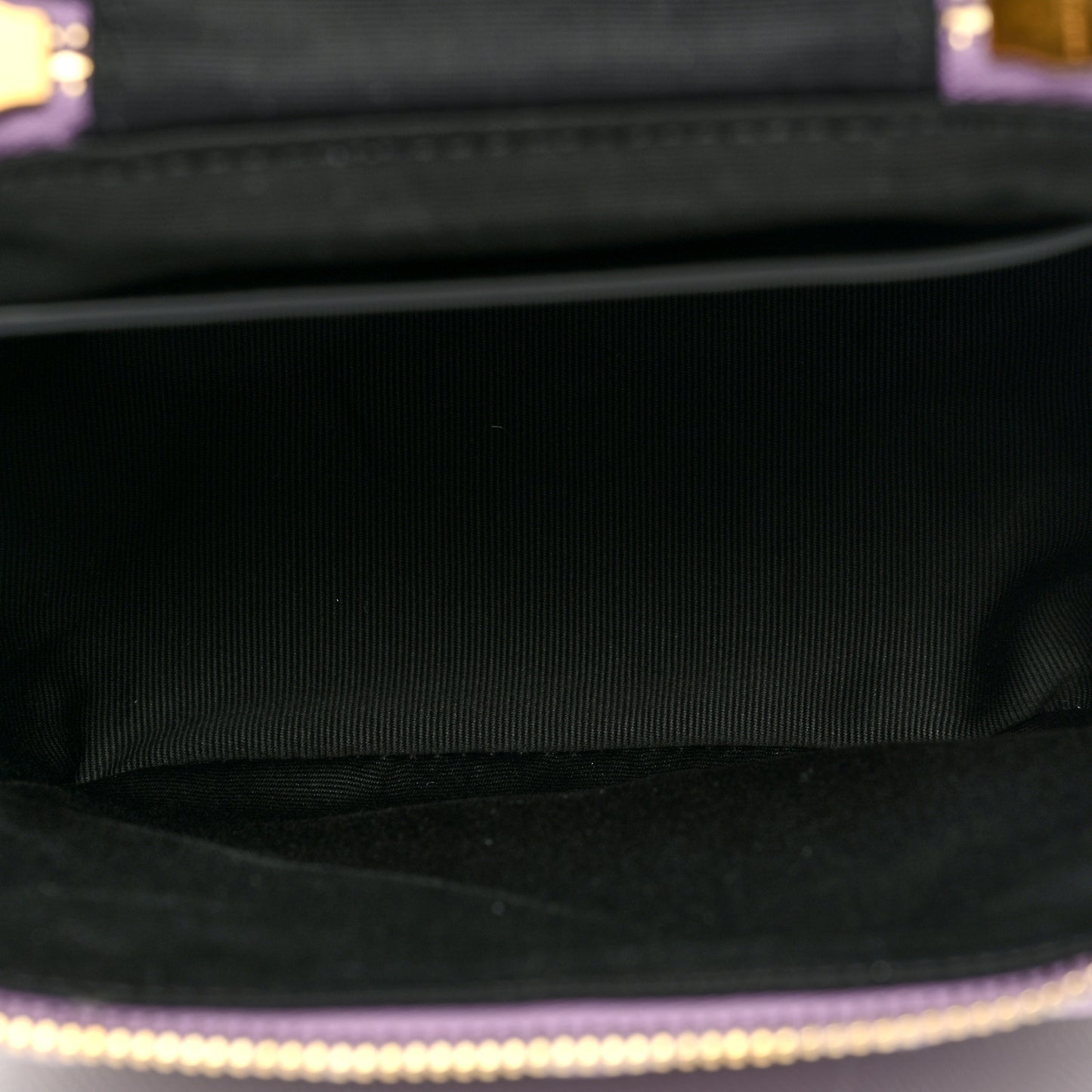 Denim Quilted 80's Vanity Bag Bleached Lilac