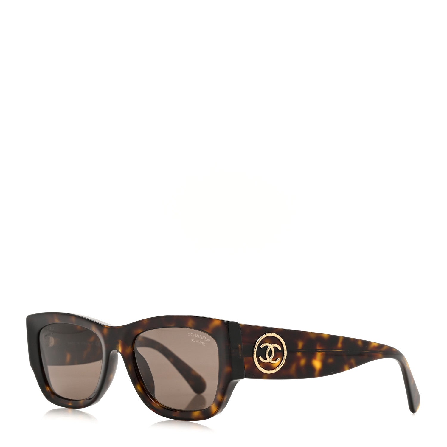 Chanel Acetate Rectangle Sunglasses 5507-A Tortoise 1778293  display picture 1