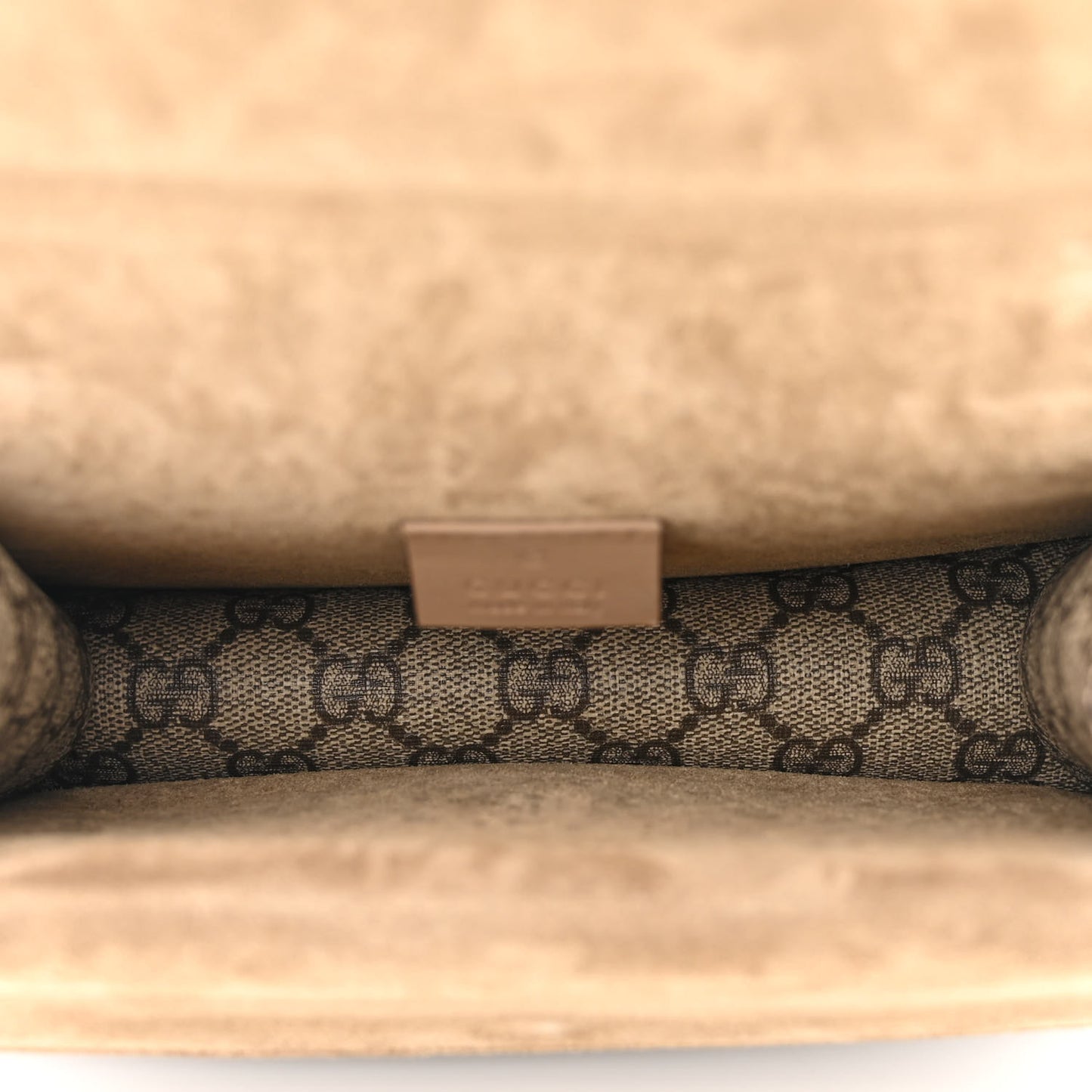 GG Supreme Monogram Mini Dionysus Shoulder Bag Taupe