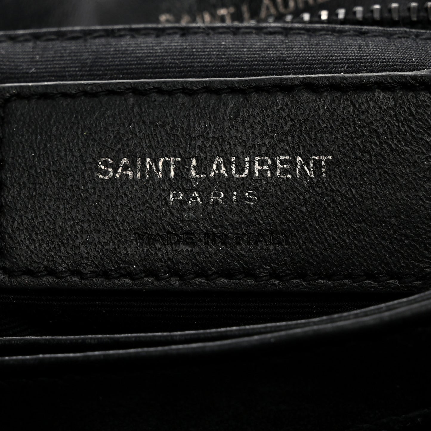 Calfskin Y Quilted Monogram Toy Loulou Crossbody Bag Black