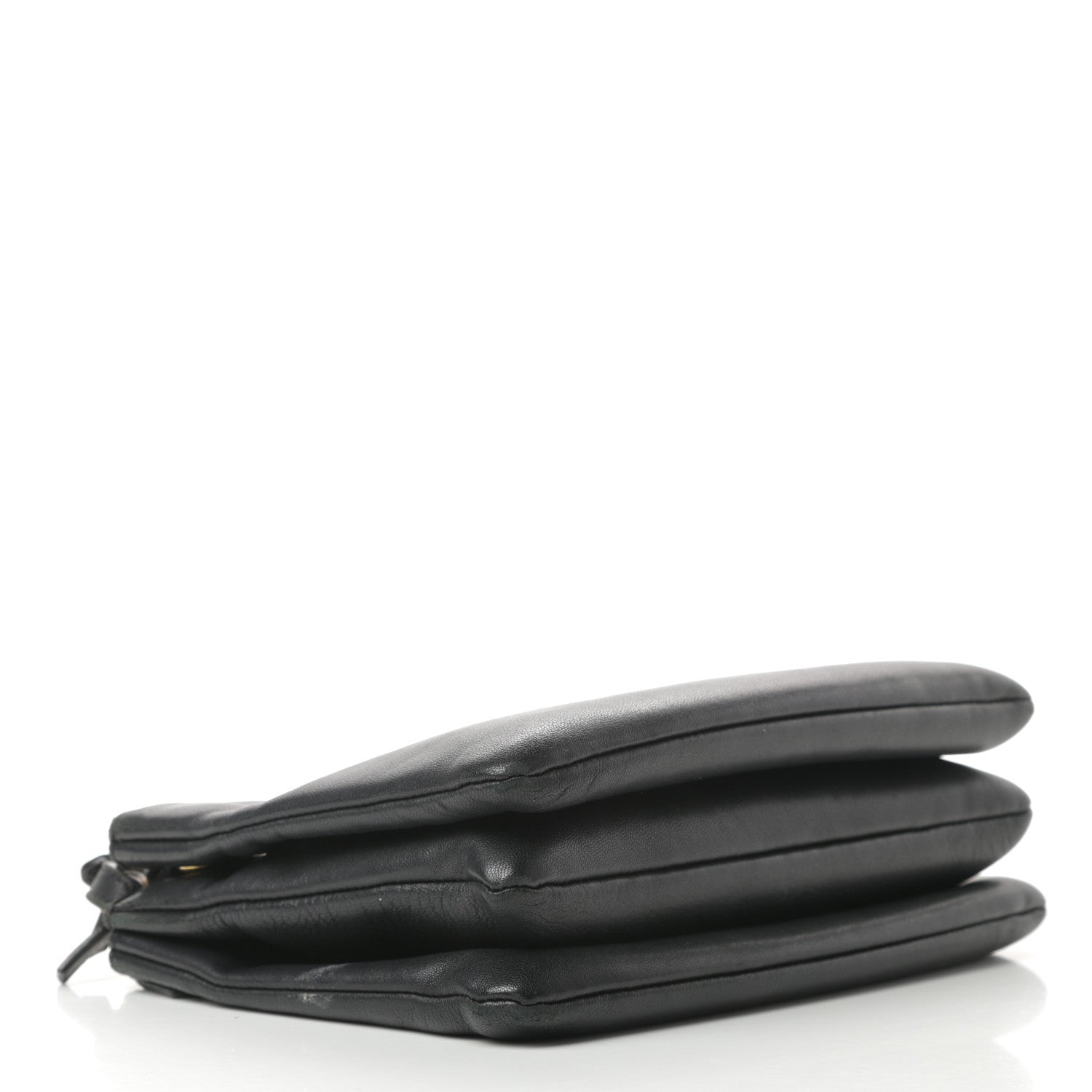Celine Lambskin Small Trio Crossbody Bag Black 4 of 16
