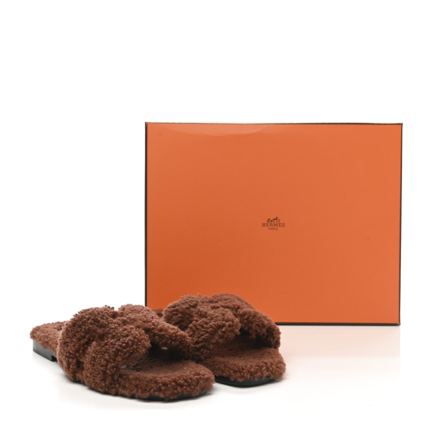 Woolskin Oran Sandals 36 Cognac