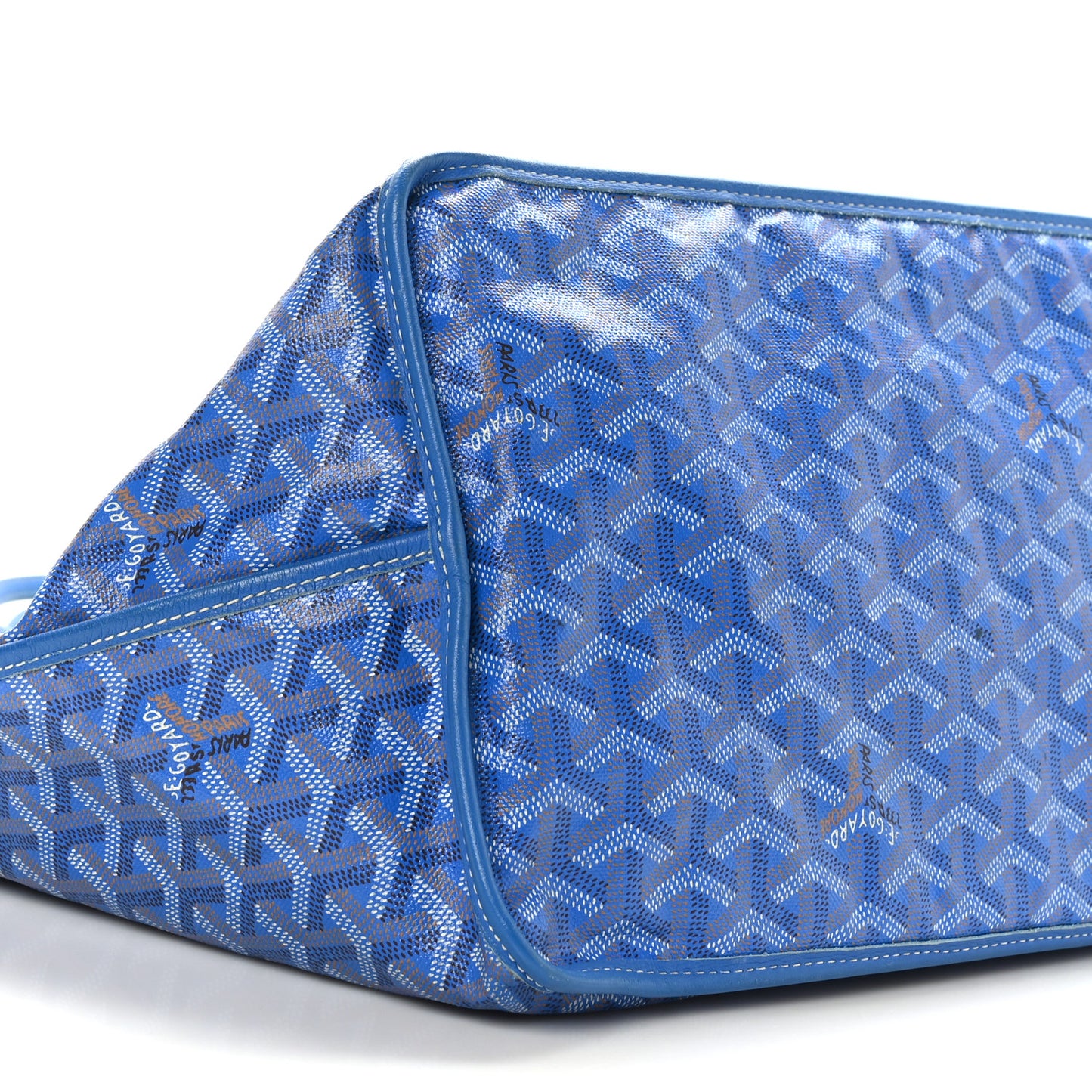 Goyardine Reversible Anjou GM Sky Blue