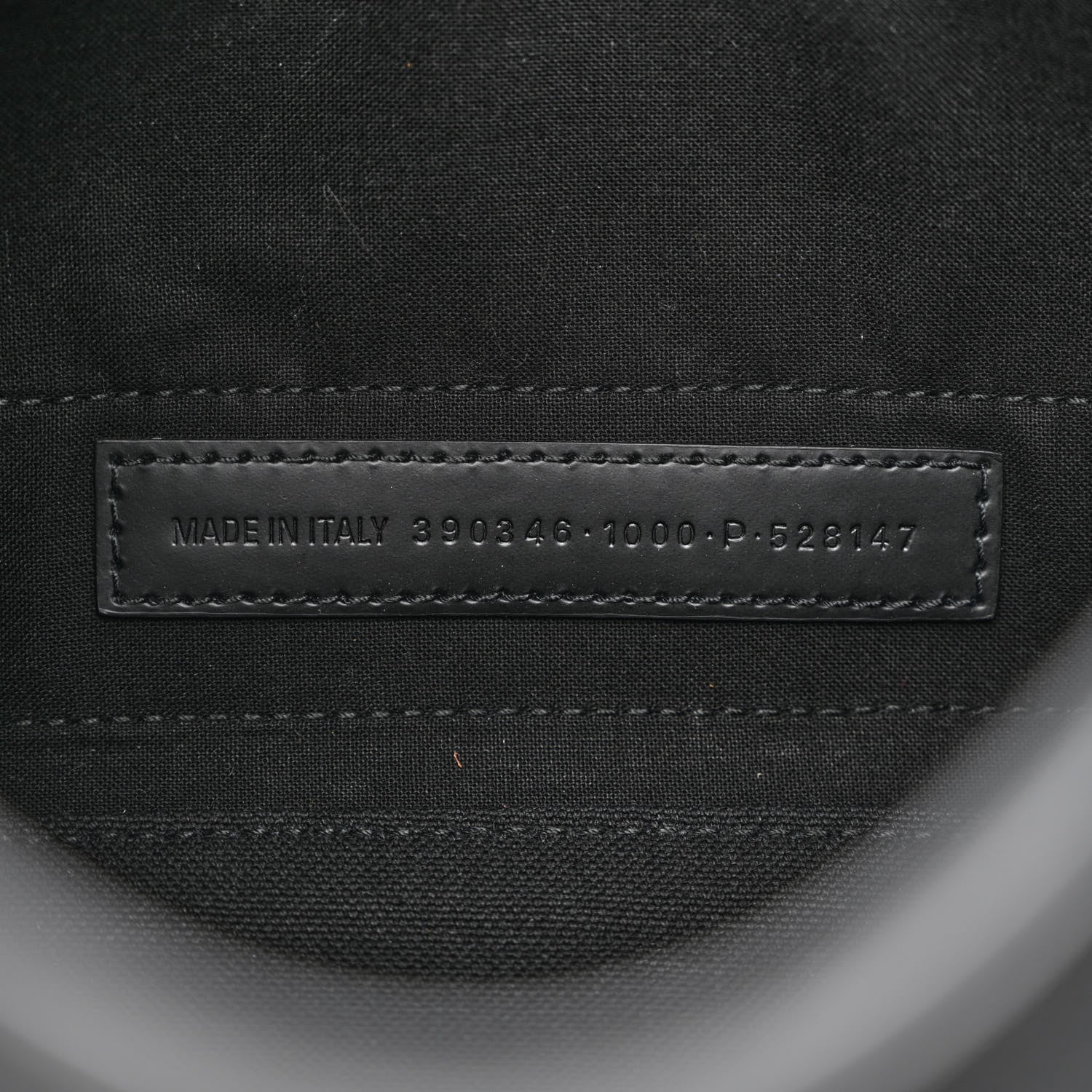 Balenciaga Cotton Canvas Calfskin Navy Cabas XS Black 9 of 12