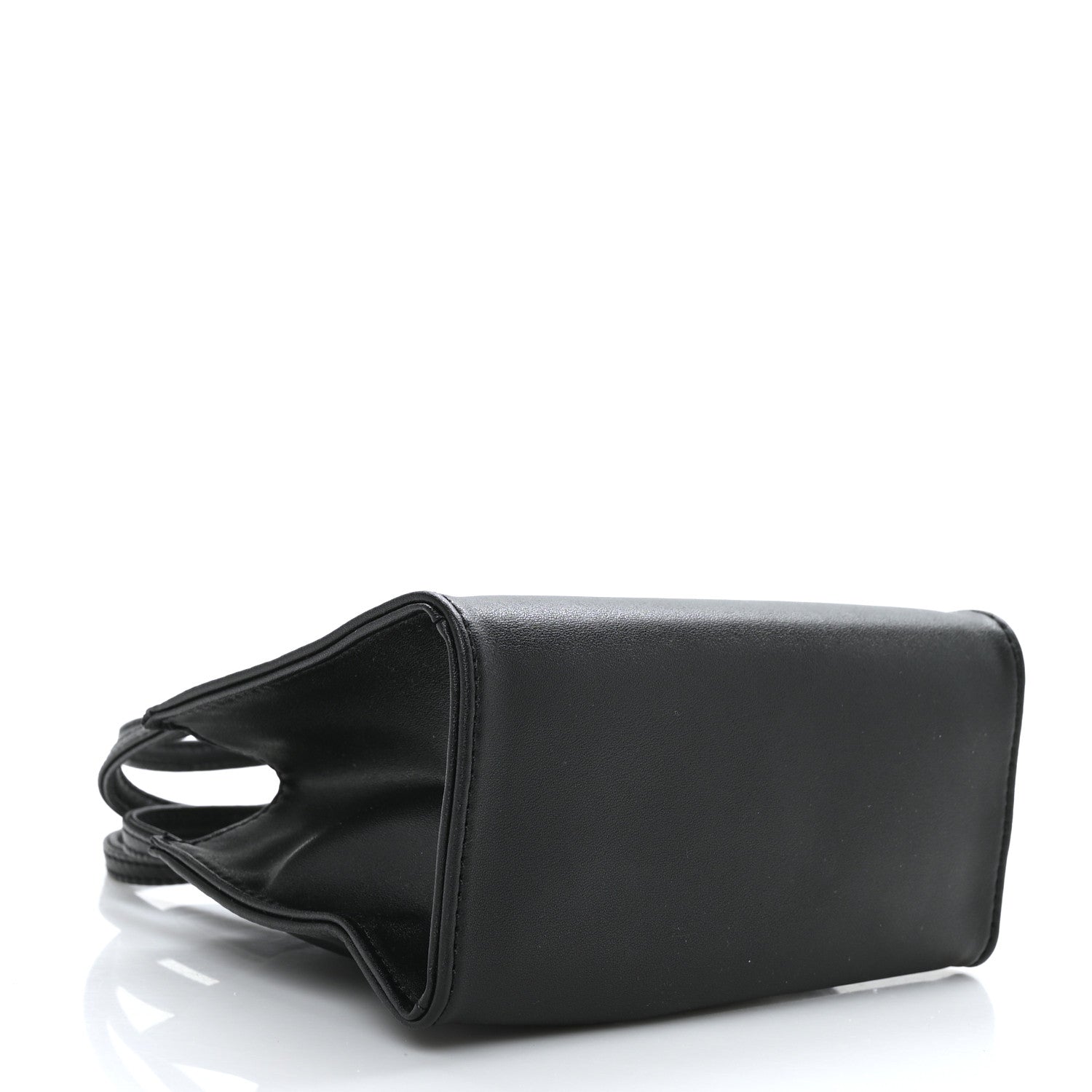 Telfar Vegan Leather Small Shopping Bag Black 4 of 8