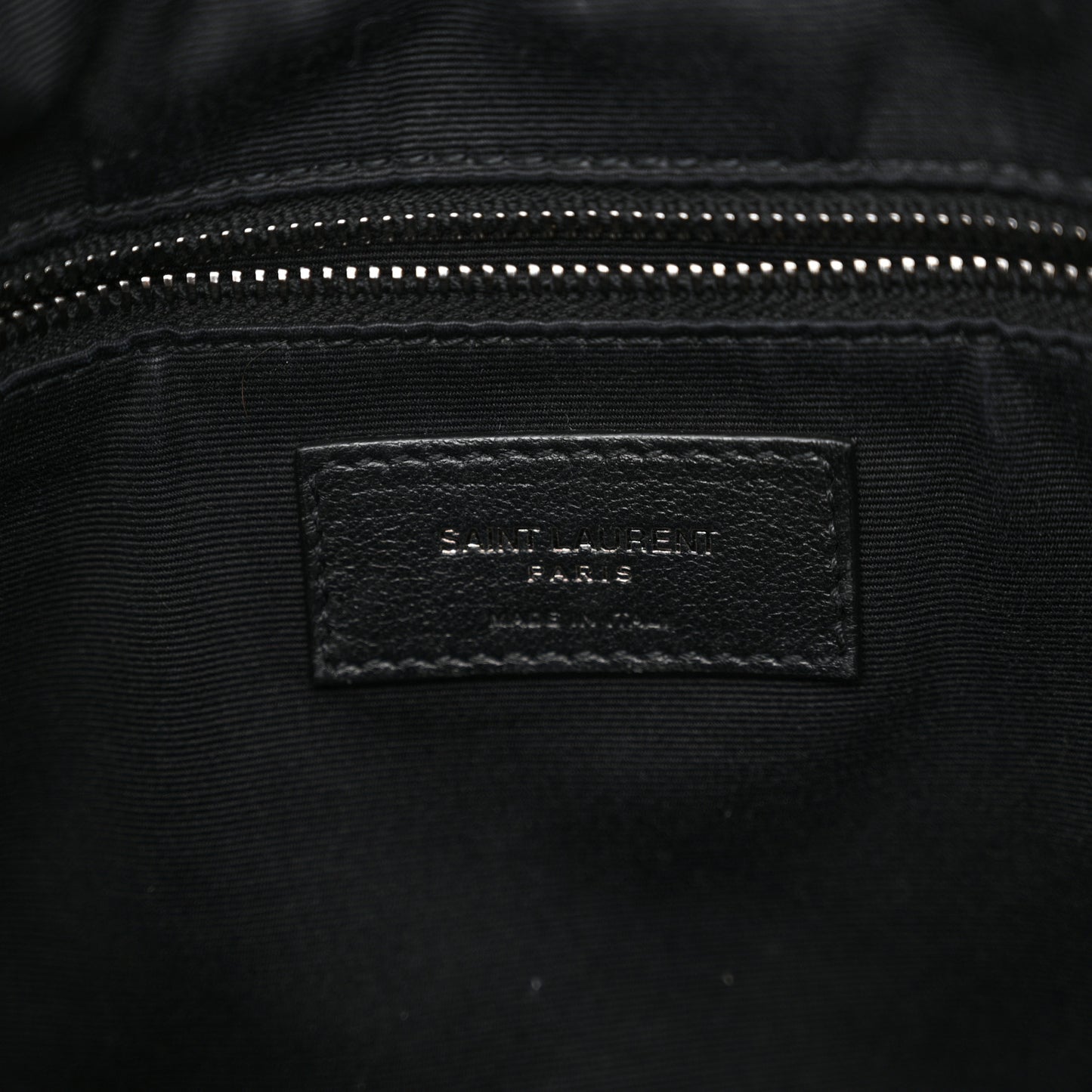 Crinkled Calfskin Matelasse Monogram Medium Niki Shopper Tote Black