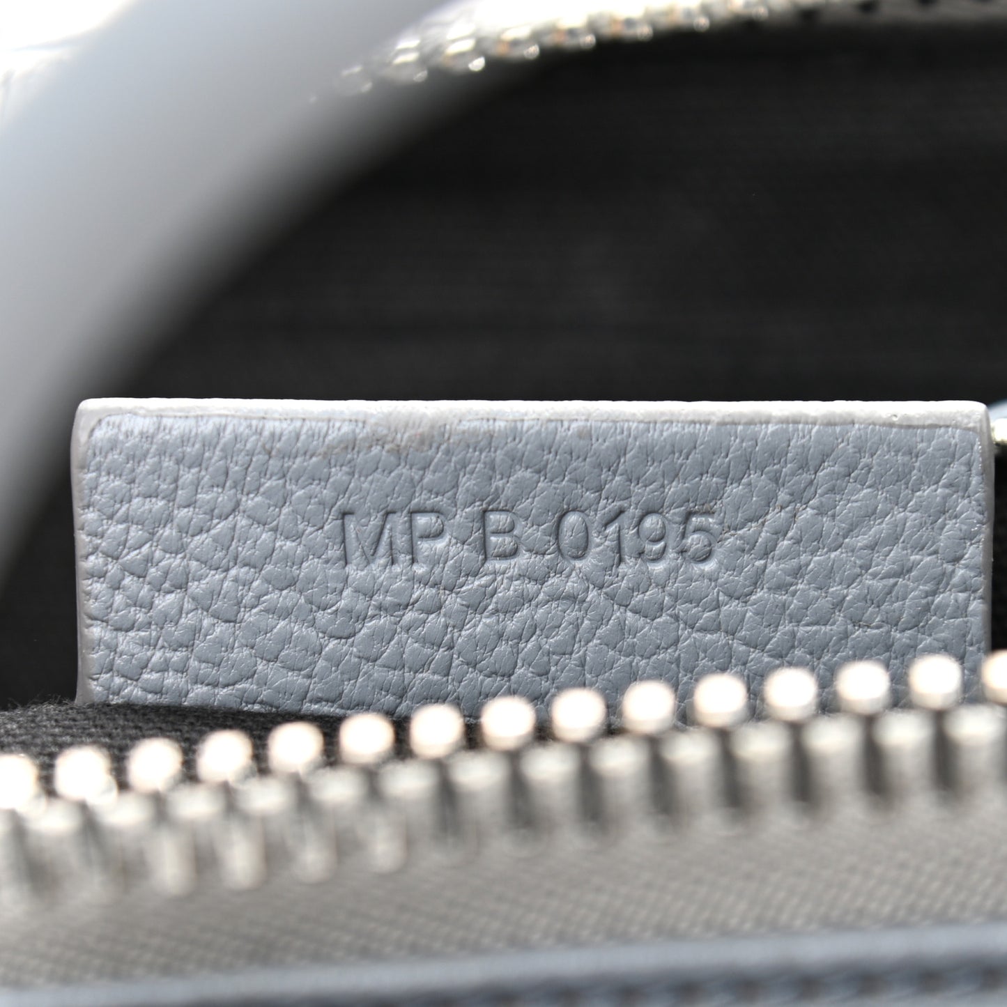 Sugar Goatskin Small Antigona Pearl Grey