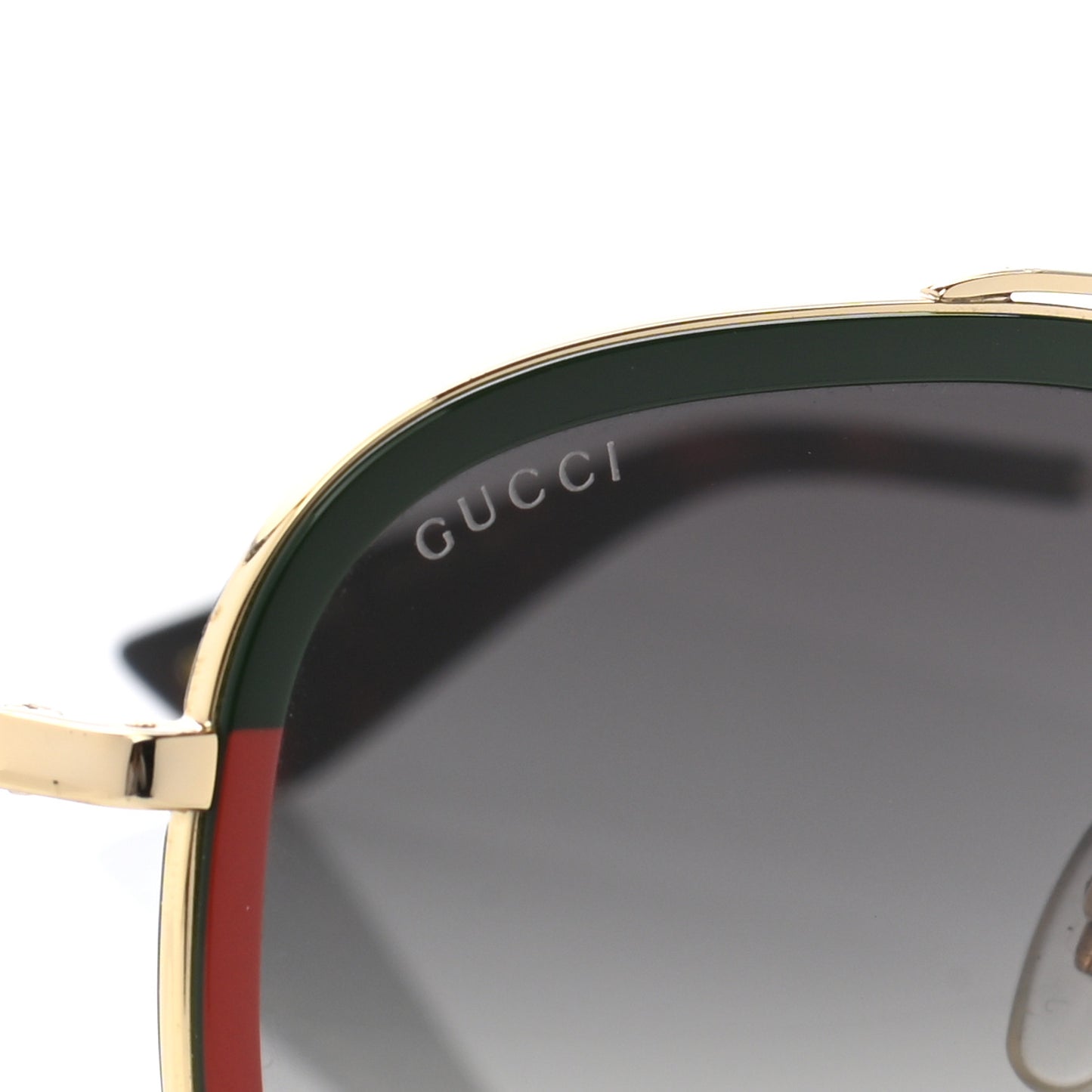 Web Aviator Sunglasses GG0062S Green Red