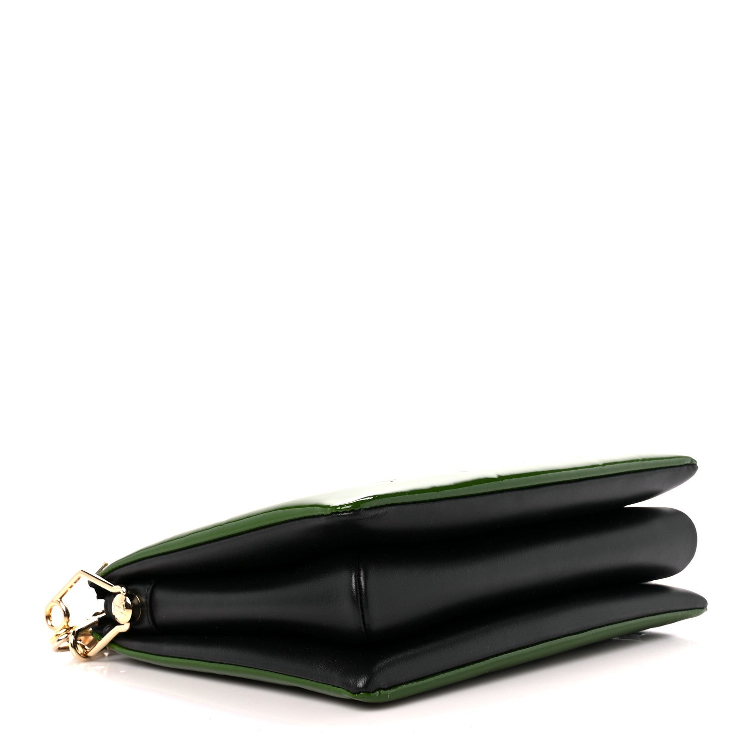 Louis Vuitton Patent Embossed Monogram Coussin PM Green Black 4 of 12