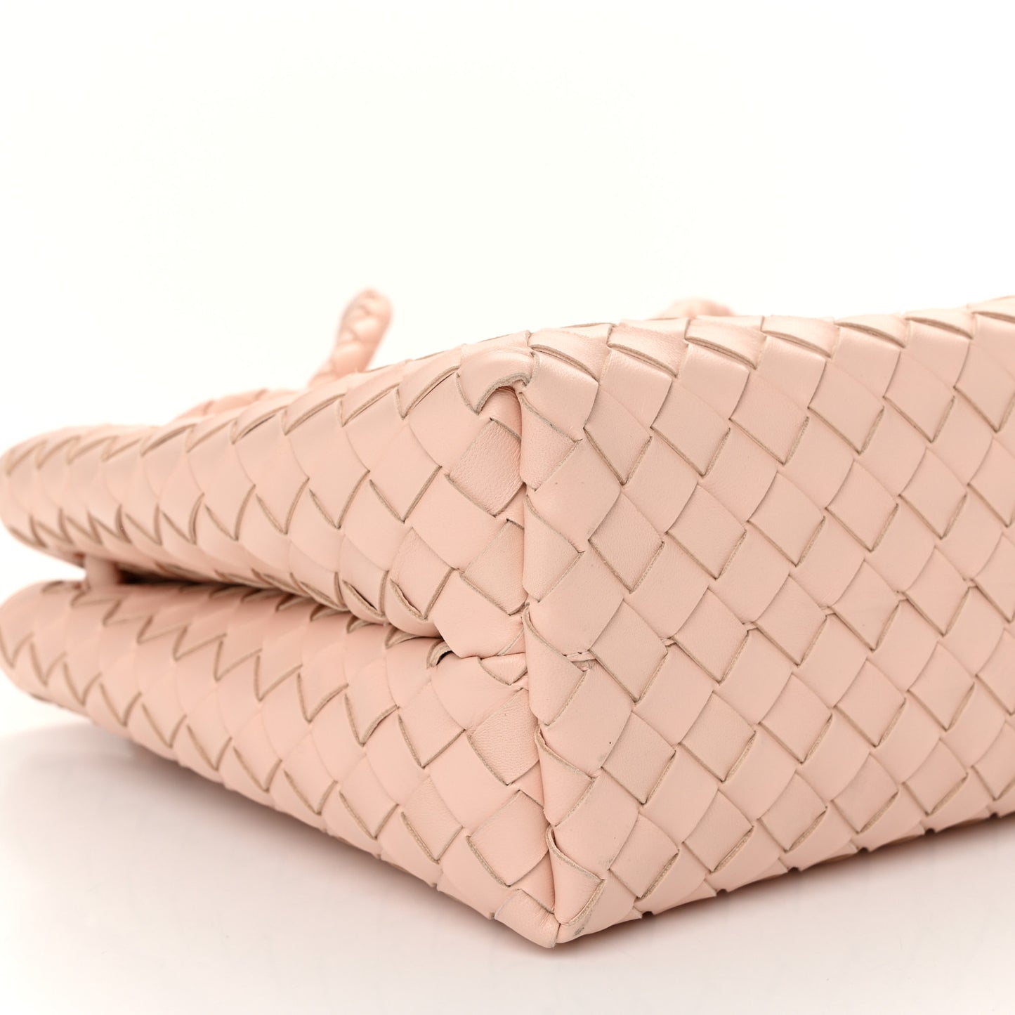 Nappa Intrecciato Medium Andiamo Shoulder Bag Lotus
