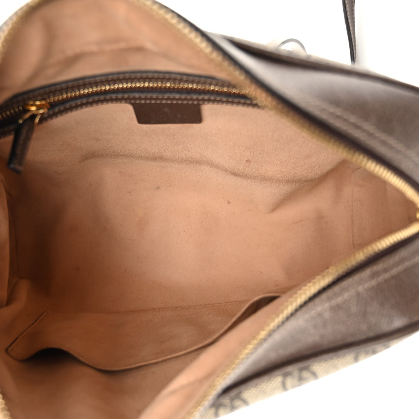 GG Supreme Monogram Web Small Ophidia Shoulder Bag Brown