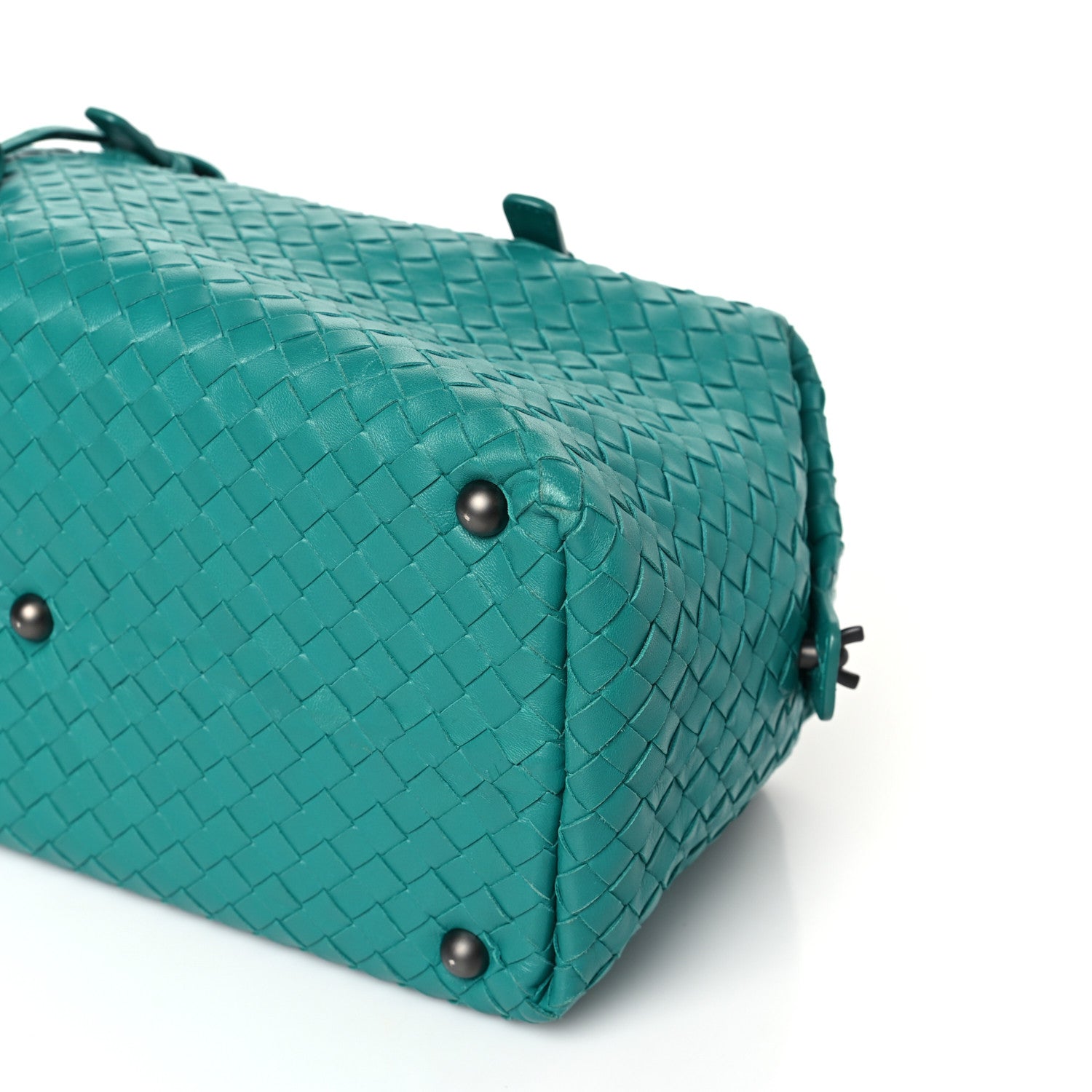 Bottega Veneta Nappa Intrecciato Boston Lagoon 9 of 10